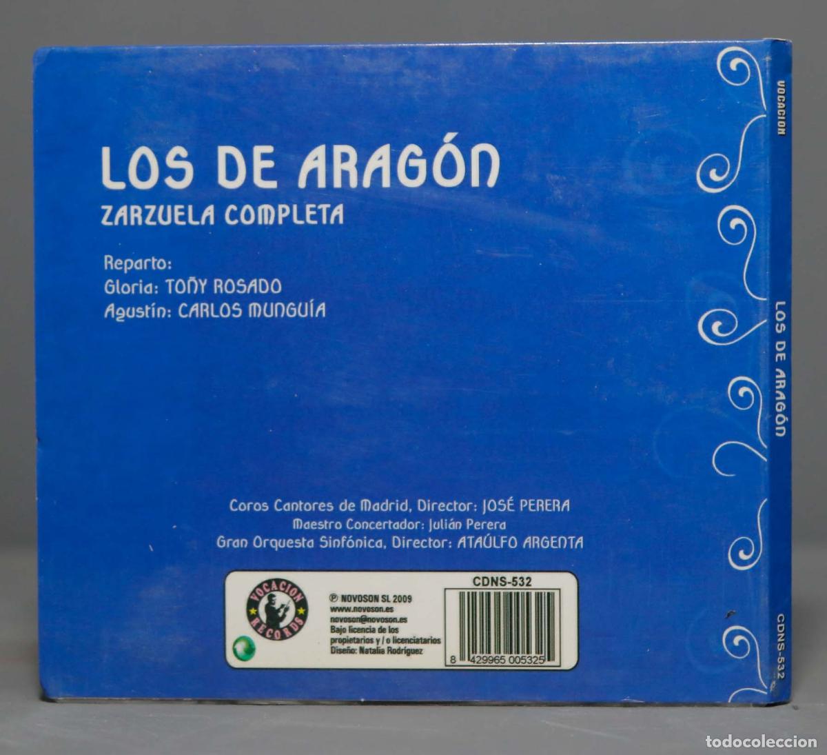 CDs de m&uacute;sica: CD. LOS DE ARAGON. PERERA. ARGENTA - Foto 2