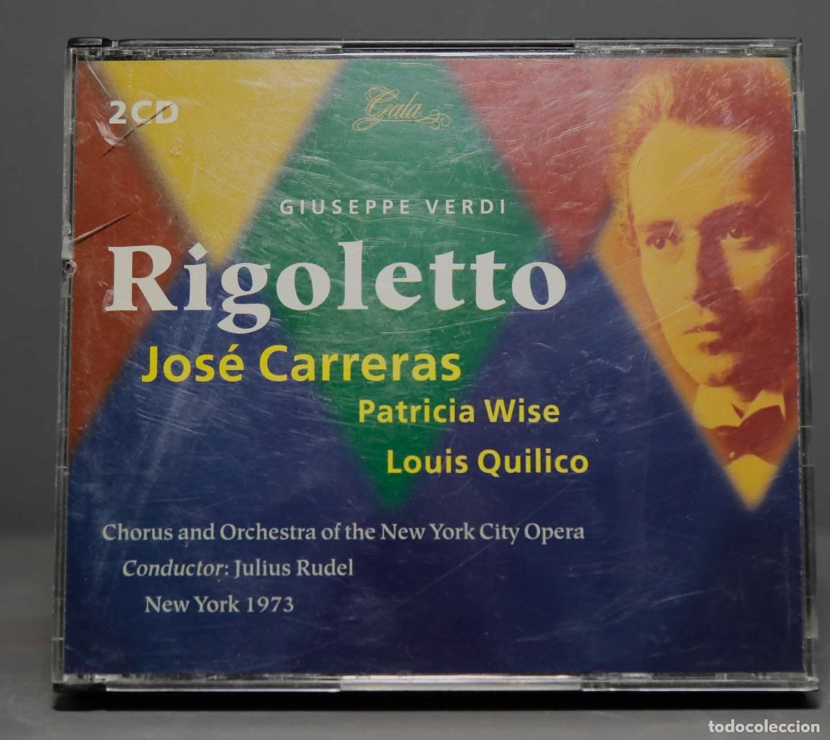 CDs de m&uacute;sica: 2 CD. RIGOLETTO. VERDI. RUDEL. 1973 - Foto 1