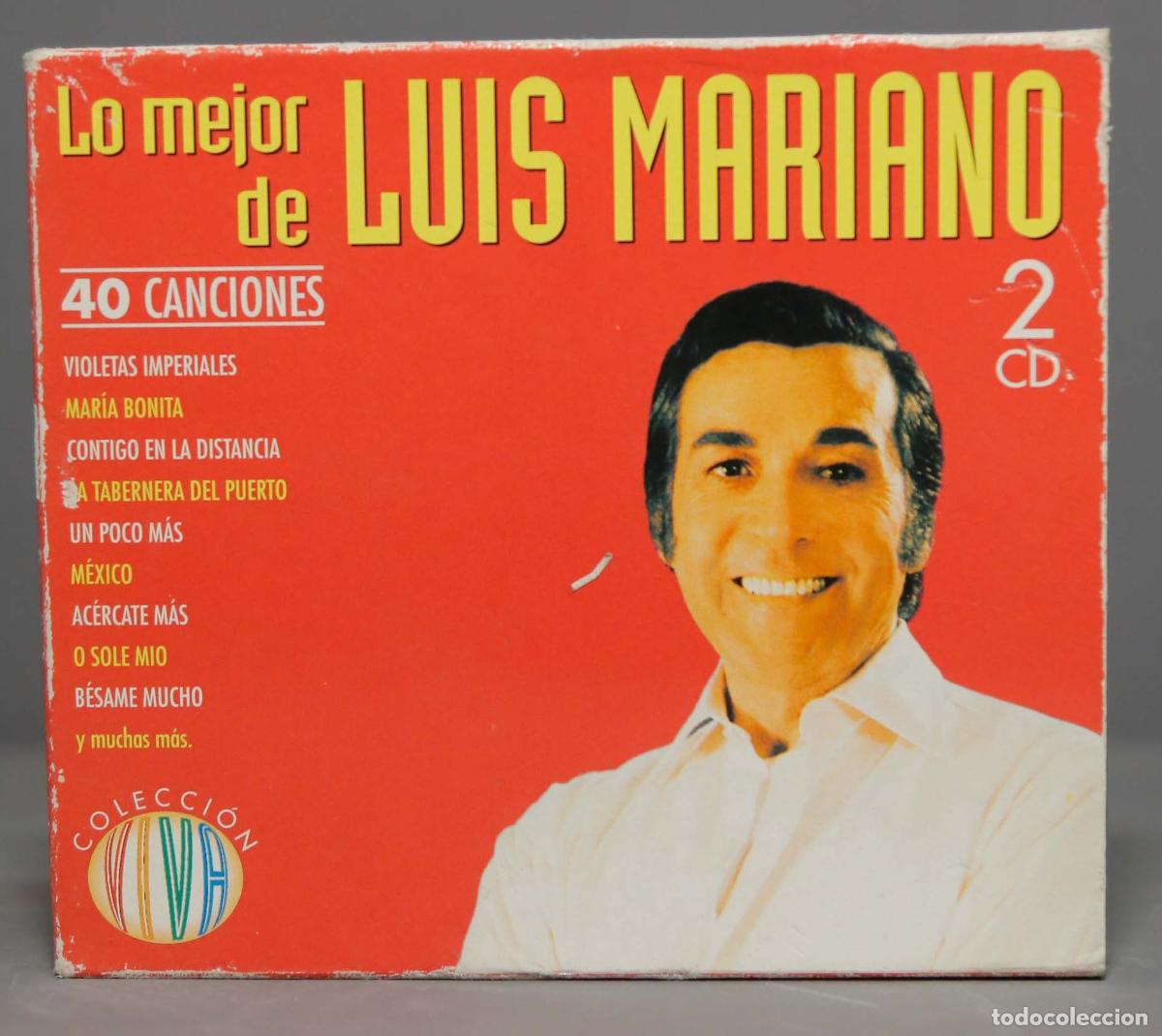 CDs de m&uacute;sica: 2 CD. LO MEJOR DE LUIS MARIANO - Foto 1