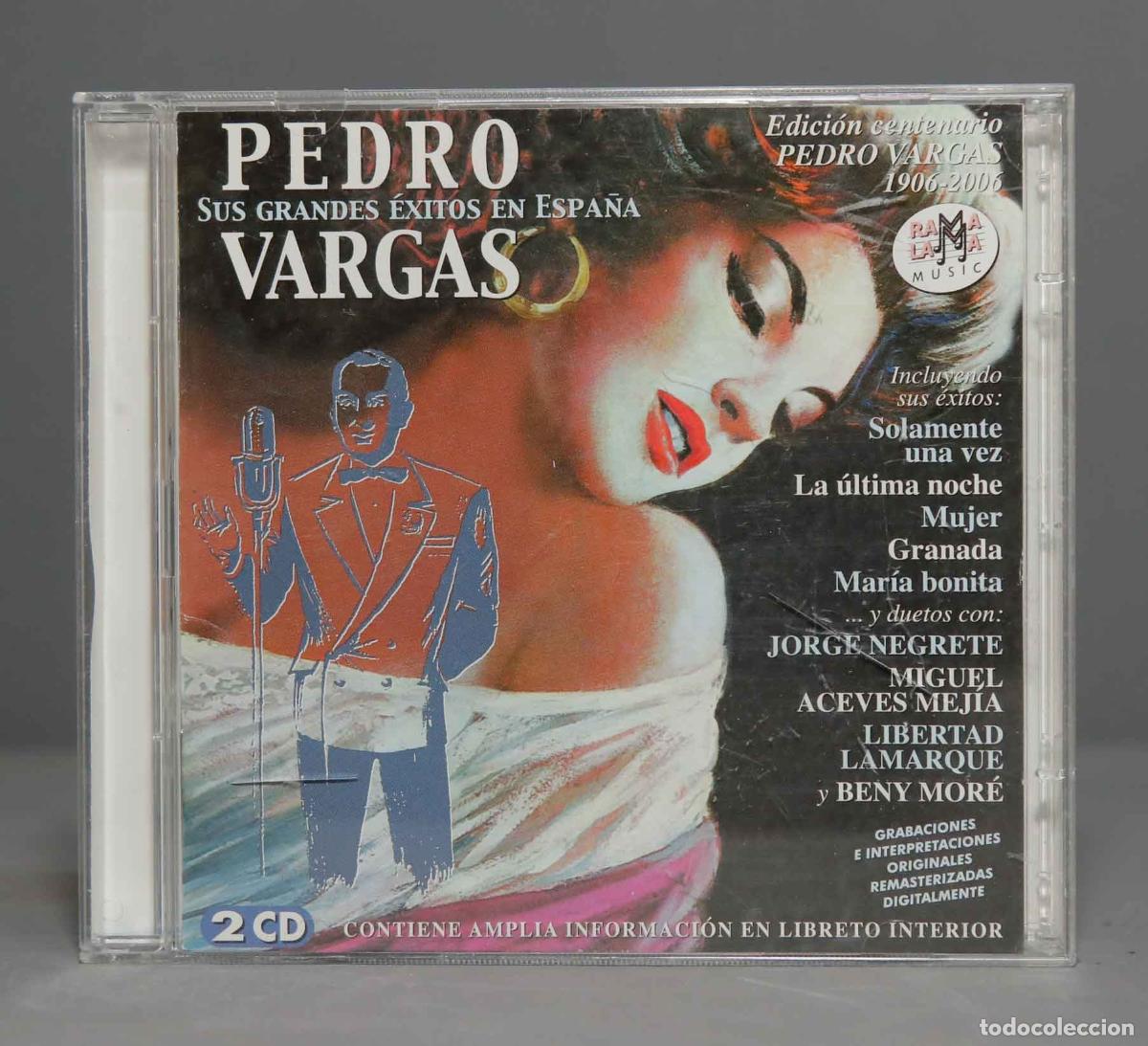 CDs de m&uacute;sica: 2 CD. Pedro Vargas &ndash; Sus Grandes &Eacute;xitos En Espa&ntilde;a - Foto 1
