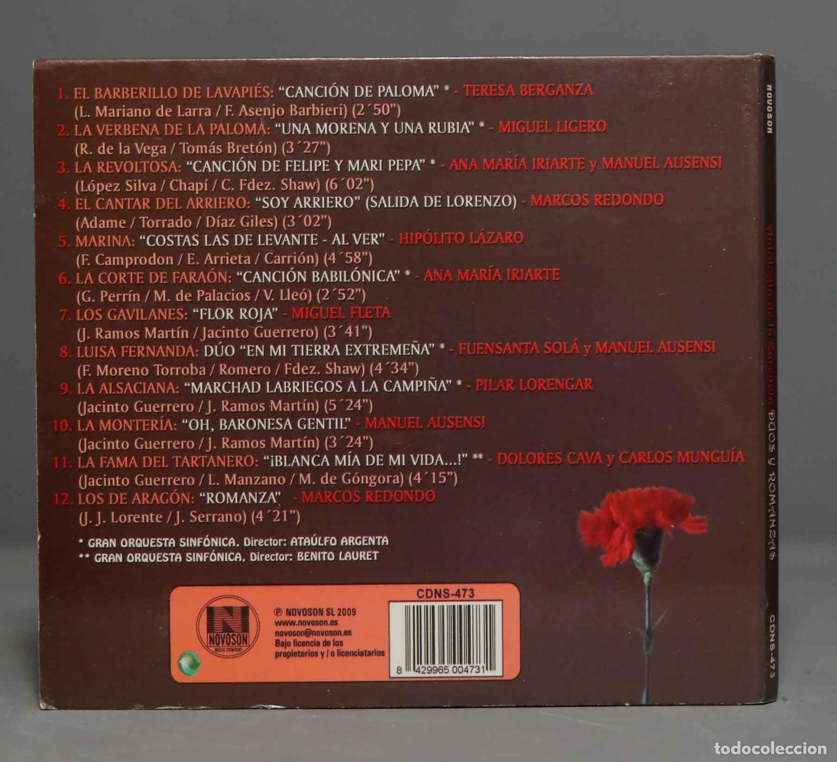 CDs de m&uacute;sica: CD. DUOS Y ROMANZAS. LAURET - Foto 2