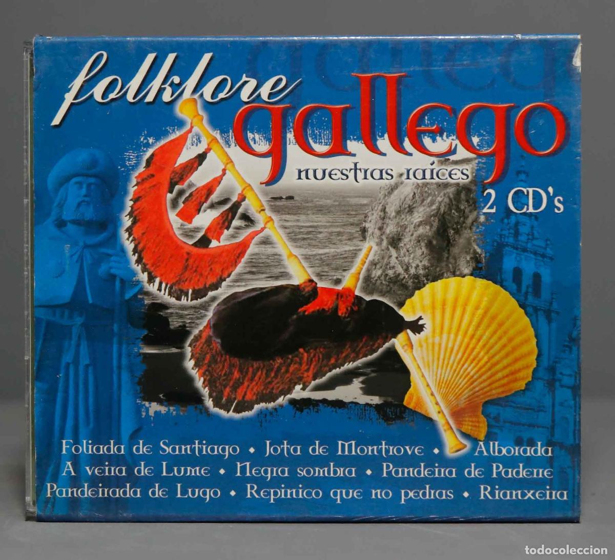 CDs de m&uacute;sica: 2 CD. FOLKLORE GALLEGO. NUESTRAS RAICES - Foto 1