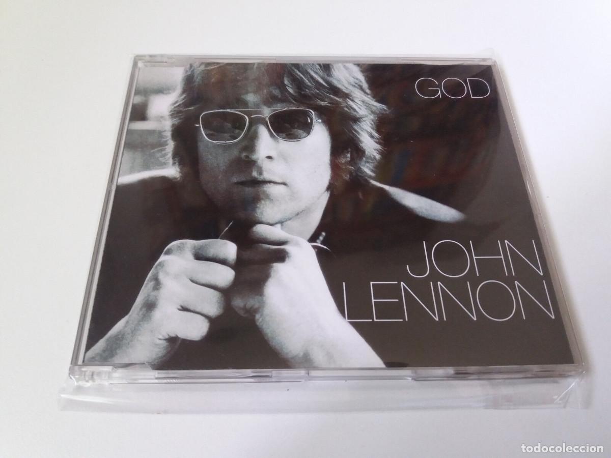 CDs de m&uacute;sica: JOHN LENNON &rdquo;GOD&rdquo; CD SINGLE 1 TRACKS COMO NUEVO - Foto 1