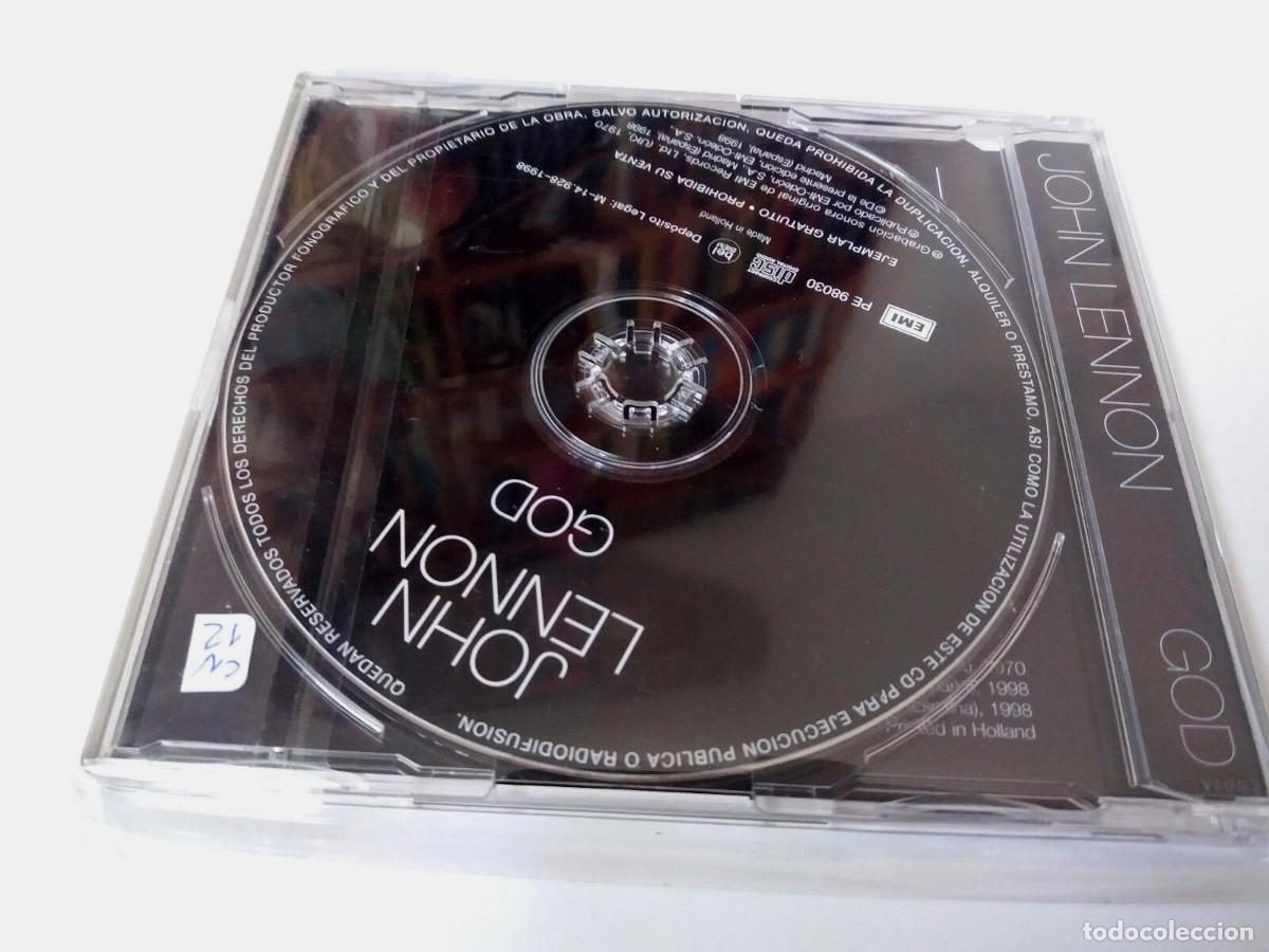 CDs de m&uacute;sica: JOHN LENNON &rdquo;GOD&rdquo; CD SINGLE 1 TRACKS COMO NUEVO - Foto 2