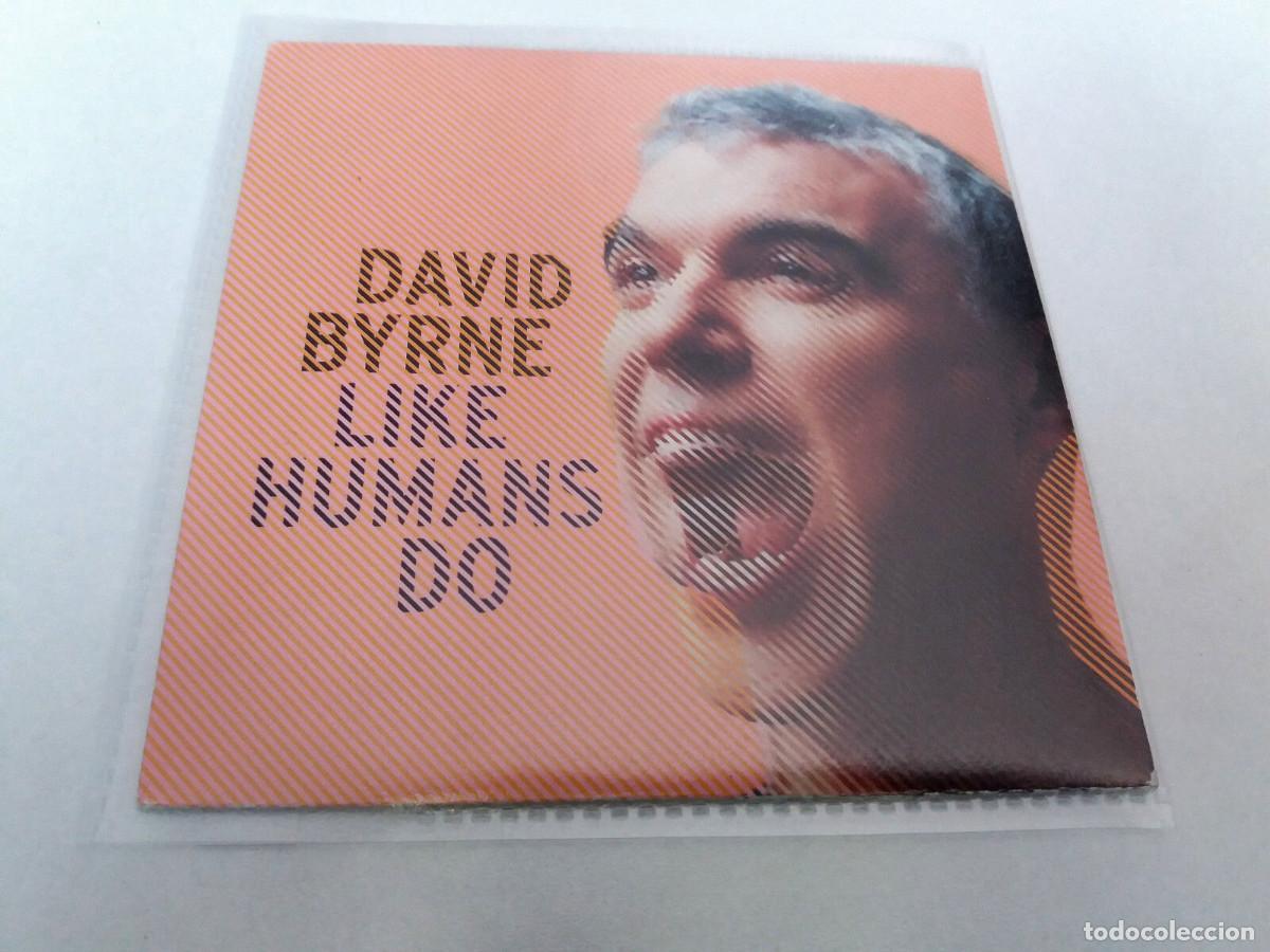 CDs de m&uacute;sica: DAVID BYRNE &rdquo;LIKE HUMANS DO&rdquo; CD SINGLE 2 TRACKS COMO NUEVO - Foto 1