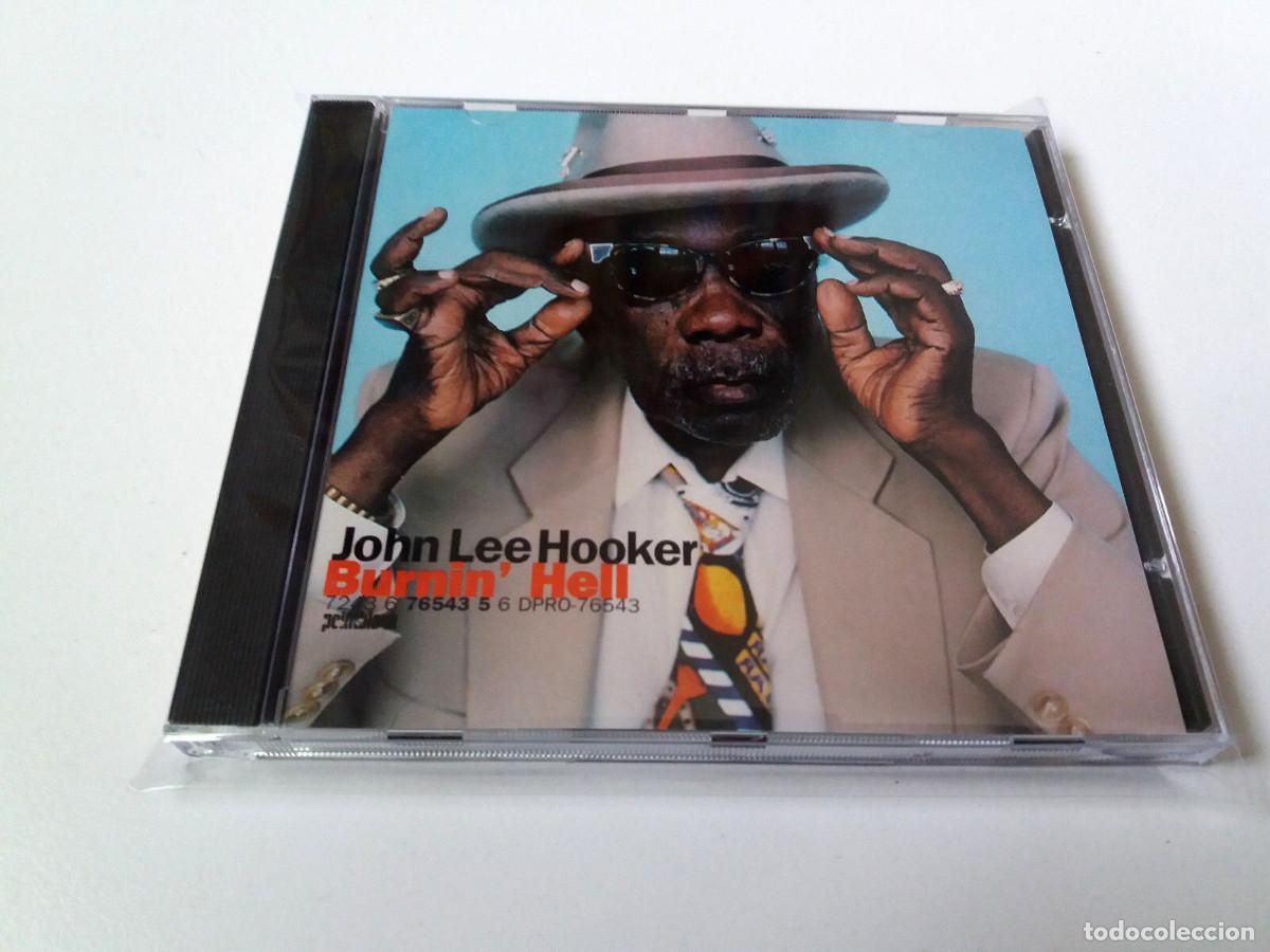 CDs de m&uacute;sica: JOHN LEE HOOKER &rdquo;BURNIN HELL&rdquo; CD SINGLE 2 TRACKS - Foto 1