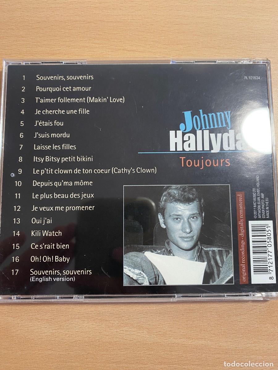 CDs de m&uacute;sica: JOHNNY HALLIDAY TOUJOURS - Foto 2