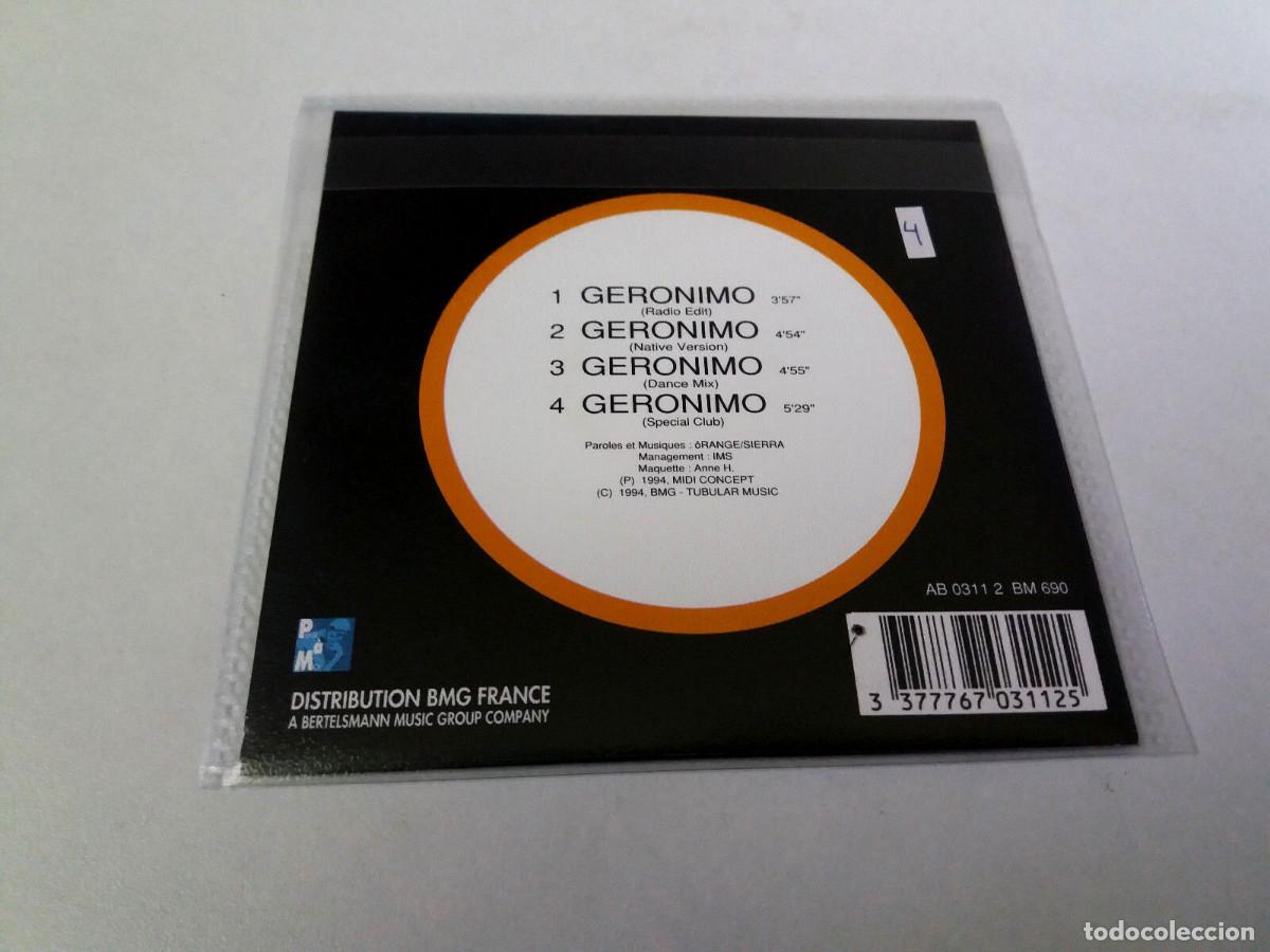 CDs de m&uacute;sica: INDIAN NATION &rdquo;GERONIMO&rdquo; CD SINGLE 4 TRACKS COMO NUEVO - Foto 2