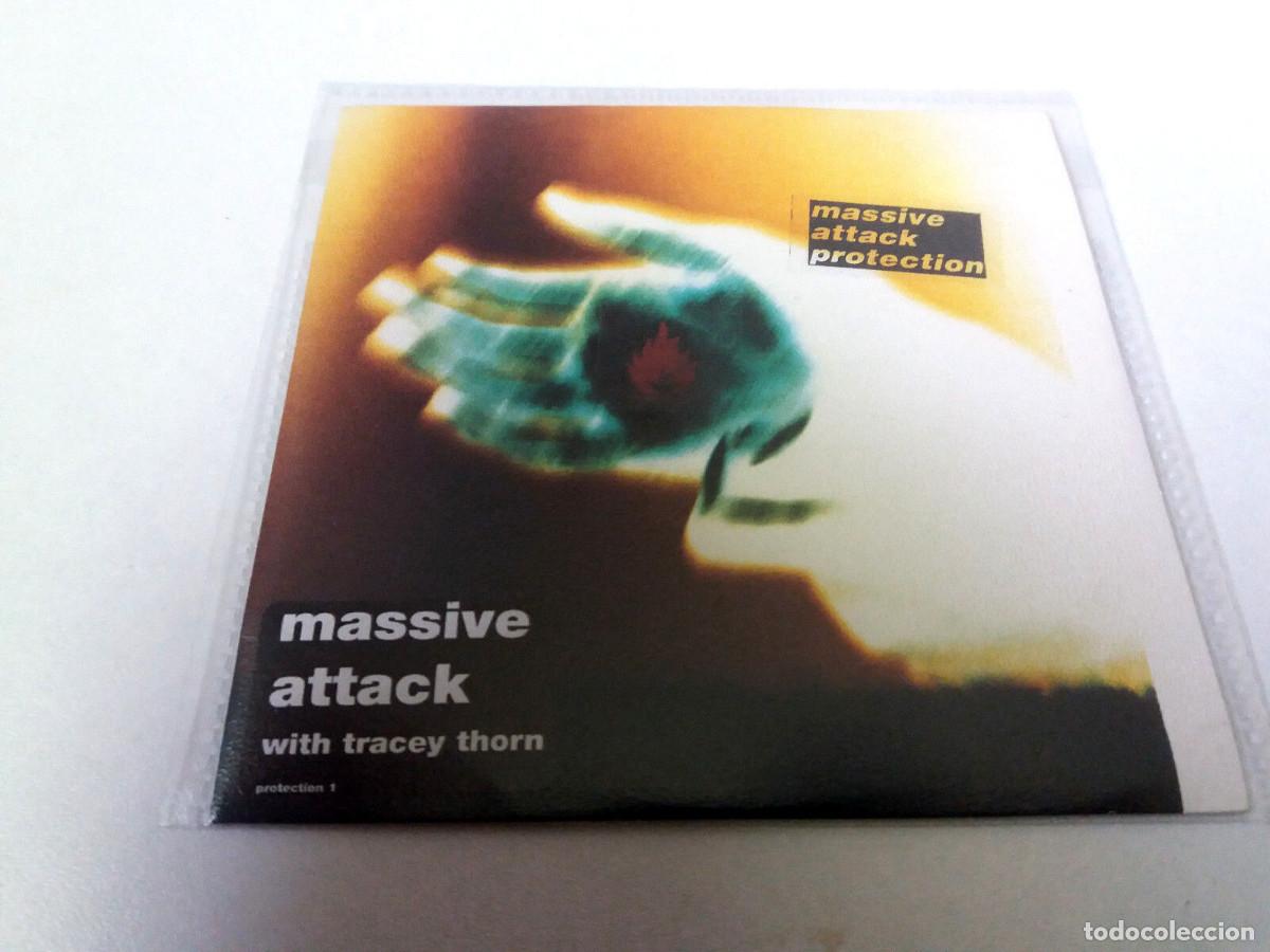 CDs de m&uacute;sica: MASSIVE ATTACK &rdquo;PROTECTION&rdquo; CD SINGLE 1 TRACKS COMO NUEVO - Foto 1