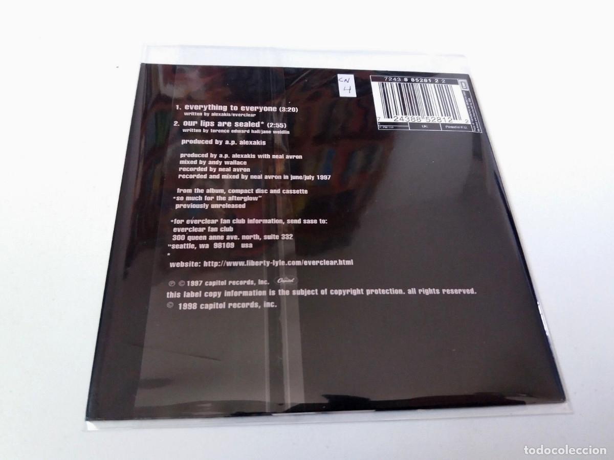 CDs de m&uacute;sica: EVERCLEAR &rdquo;EVERYTHING TO EVERYONE&rdquo; CD SINGLE 2 TRACKS COMO NUEVO - Foto 2