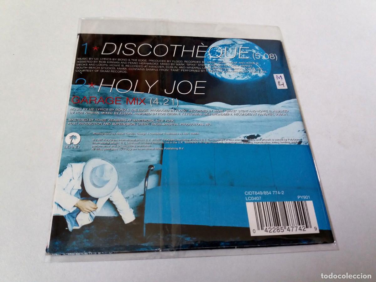 CDs de m&uacute;sica: U2 &rdquo;DISCOTHEQUE&rdquo; CD SINGLE 2 TRACKS - Foto 2