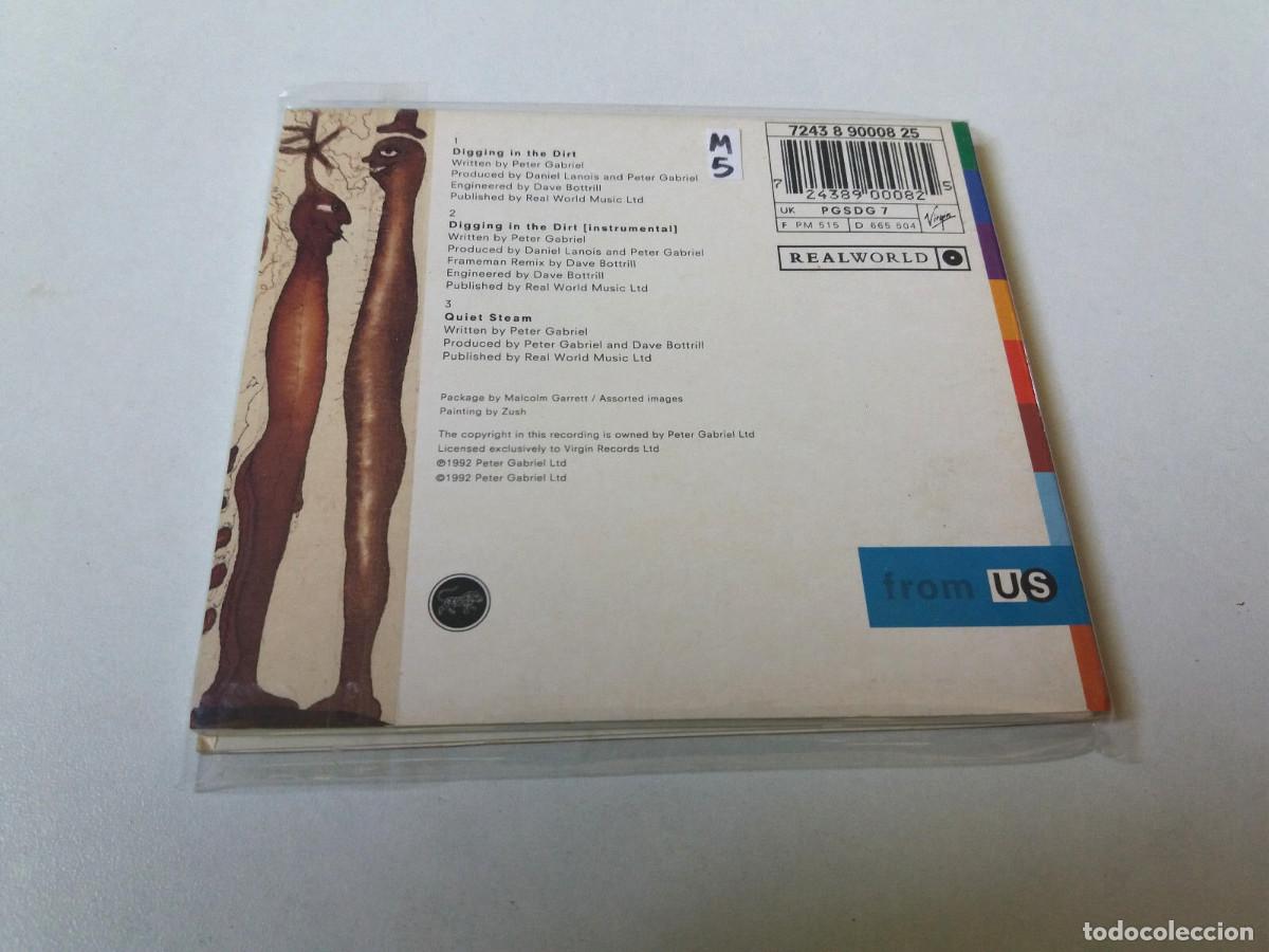 CDs de m&uacute;sica: PETER GABRIEL &rdquo;DIGGING IN THE DIRT&rdquo; CD SINGLE 3 TRACKS DIGIPACK - Foto 2