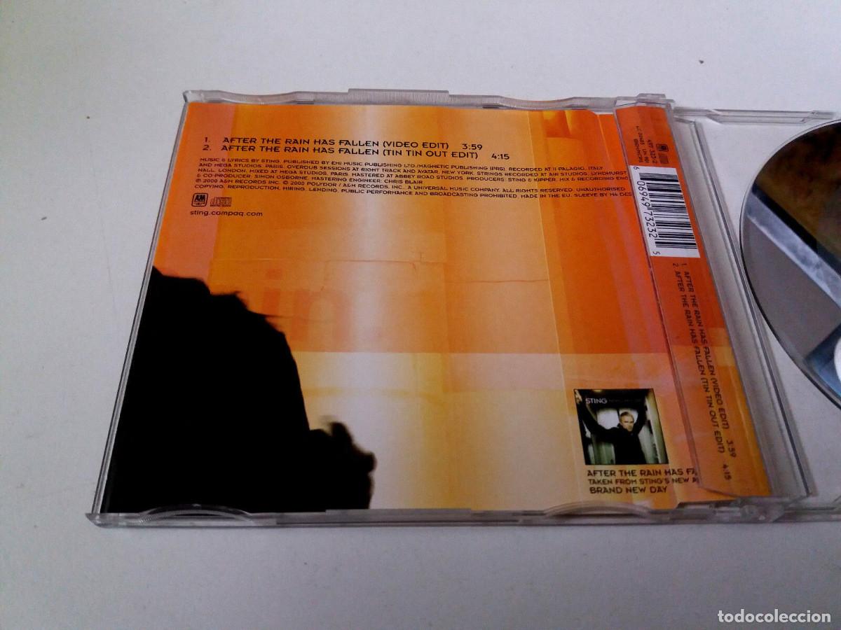 CDs de m&uacute;sica: STING &rdquo;AFTER THE RAIN HAS FALLEN&rdquo; CD SINGLE 2 TRACKS COMO NUEVO - Foto 2