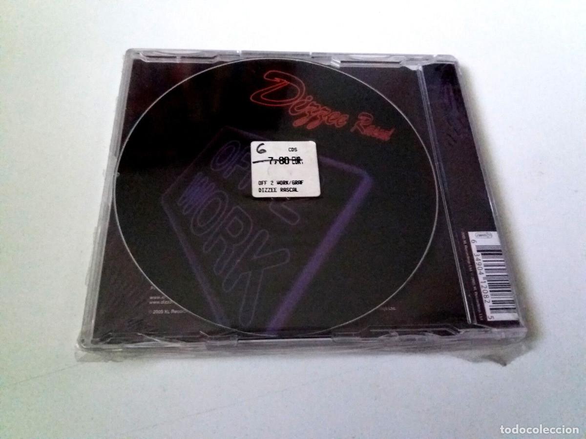CDs de m&uacute;sica: DIZZEE RASCAL &rdquo;OFF 2 WORK&rdquo; CD SINGLE 2 TRACKS PRECINTADO SEALED - Foto 2