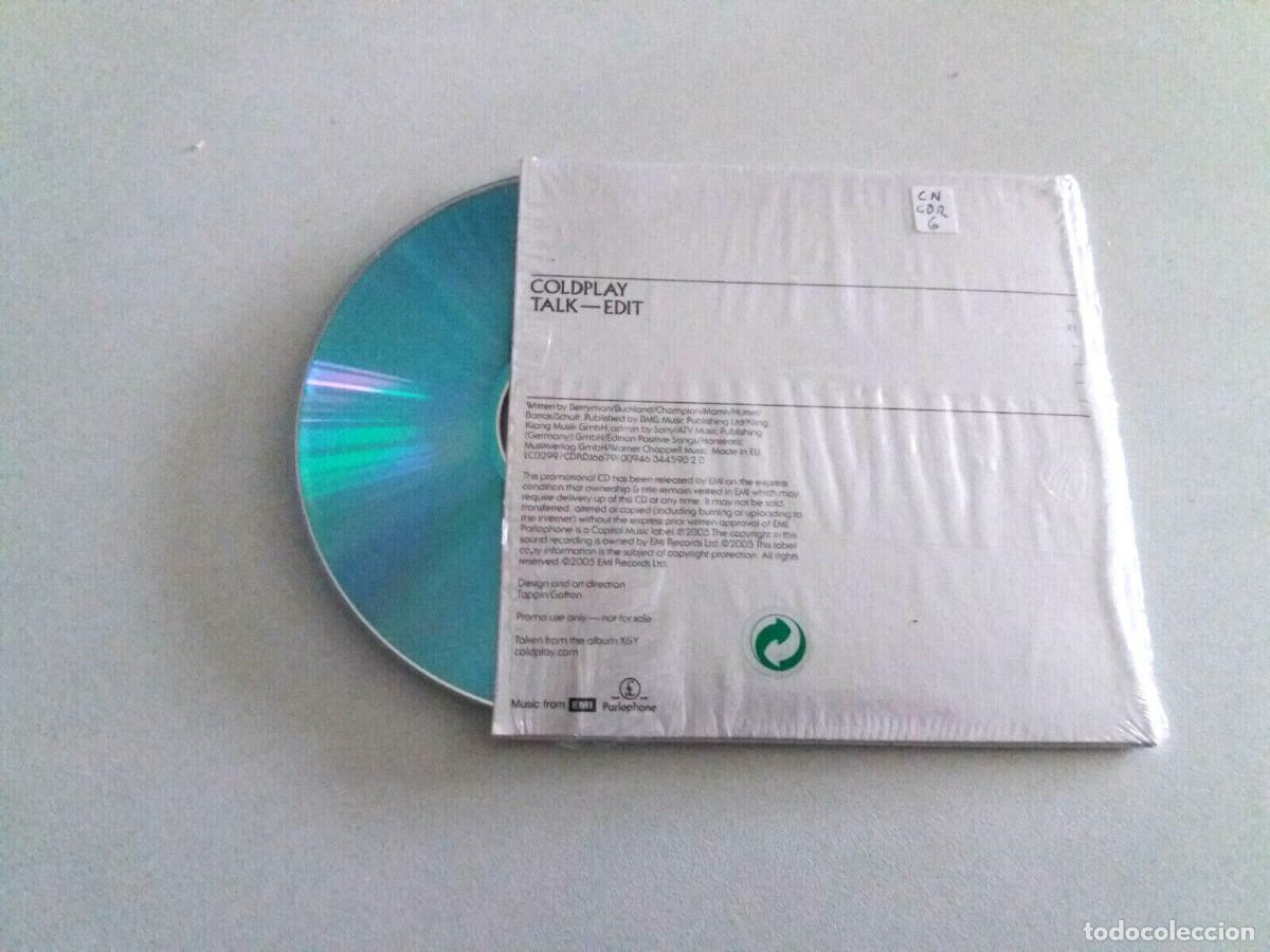 CDs de m&uacute;sica: COLPLAY &rdquo;TALK (EDIT)&rdquo; CD SINGLE 1 TRACKS COMO NUEVO CD-R - Foto 4