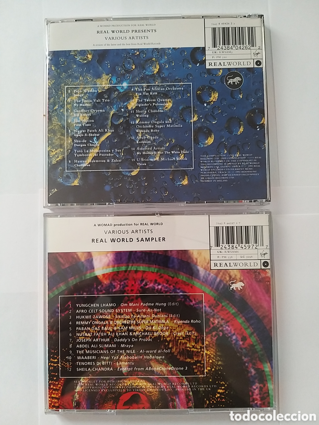 CDs de m&uacute;sica: REAL WORLD x 2 SAMPLER CDS - Foto 2