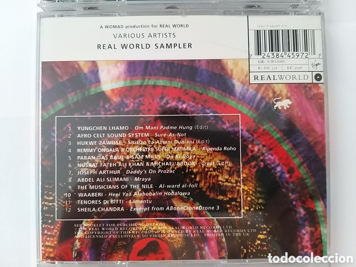 CDs de m&uacute;sica: REAL WORLD x 2 SAMPLER CDS - Foto 5