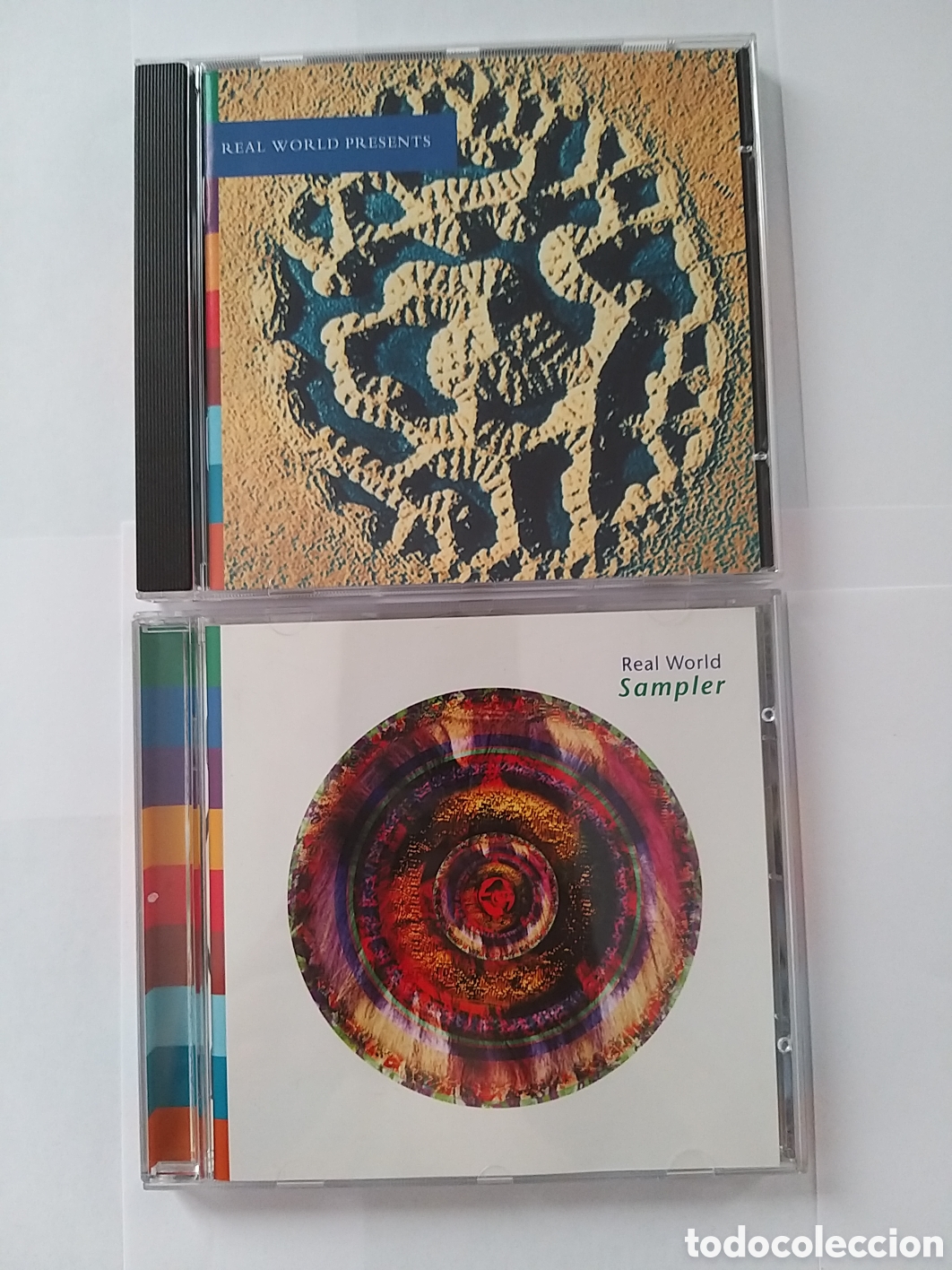 CDs de m&uacute;sica: REAL WORLD x 2 SAMPLER CDS - Foto 1