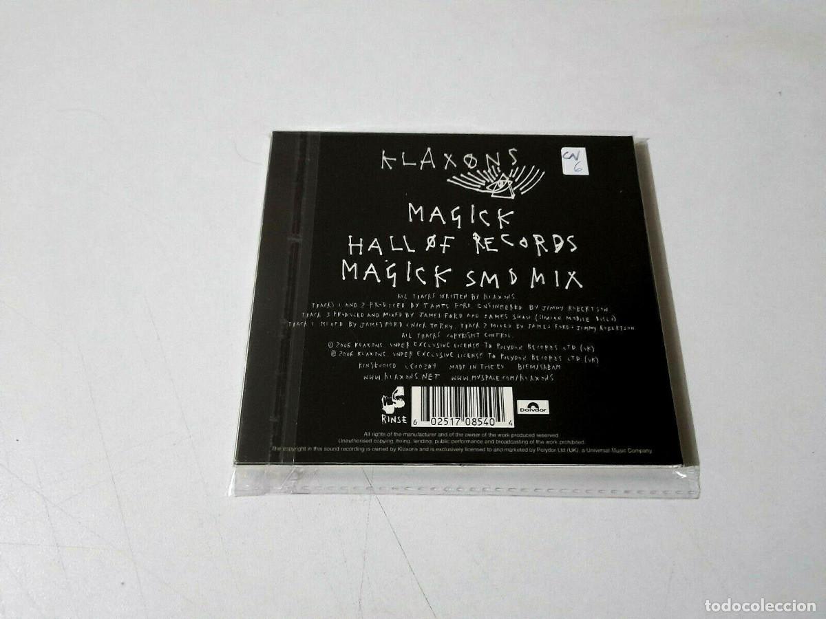 CDs de m&uacute;sica: KLAXONS &rdquo;MAGICK&rdquo; CD SINGLE 3 TRACKS COMO NUEVO DIGIPACK - Foto 2