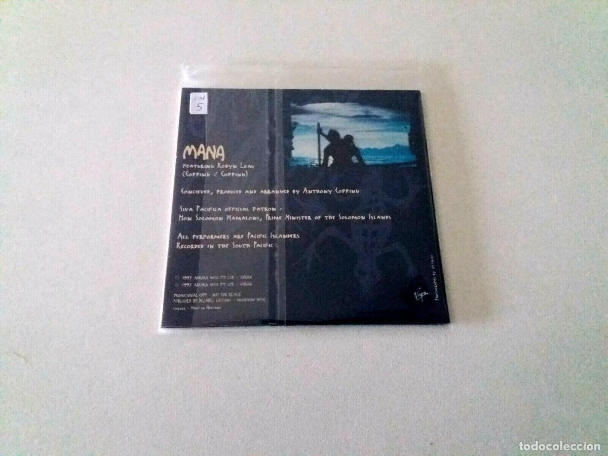 CDs de m&uacute;sica: SIVA PACIFICA &rdquo;MANA&rdquo; CD SINGLE 1 TRACKS COMO NUEVO - Foto 2