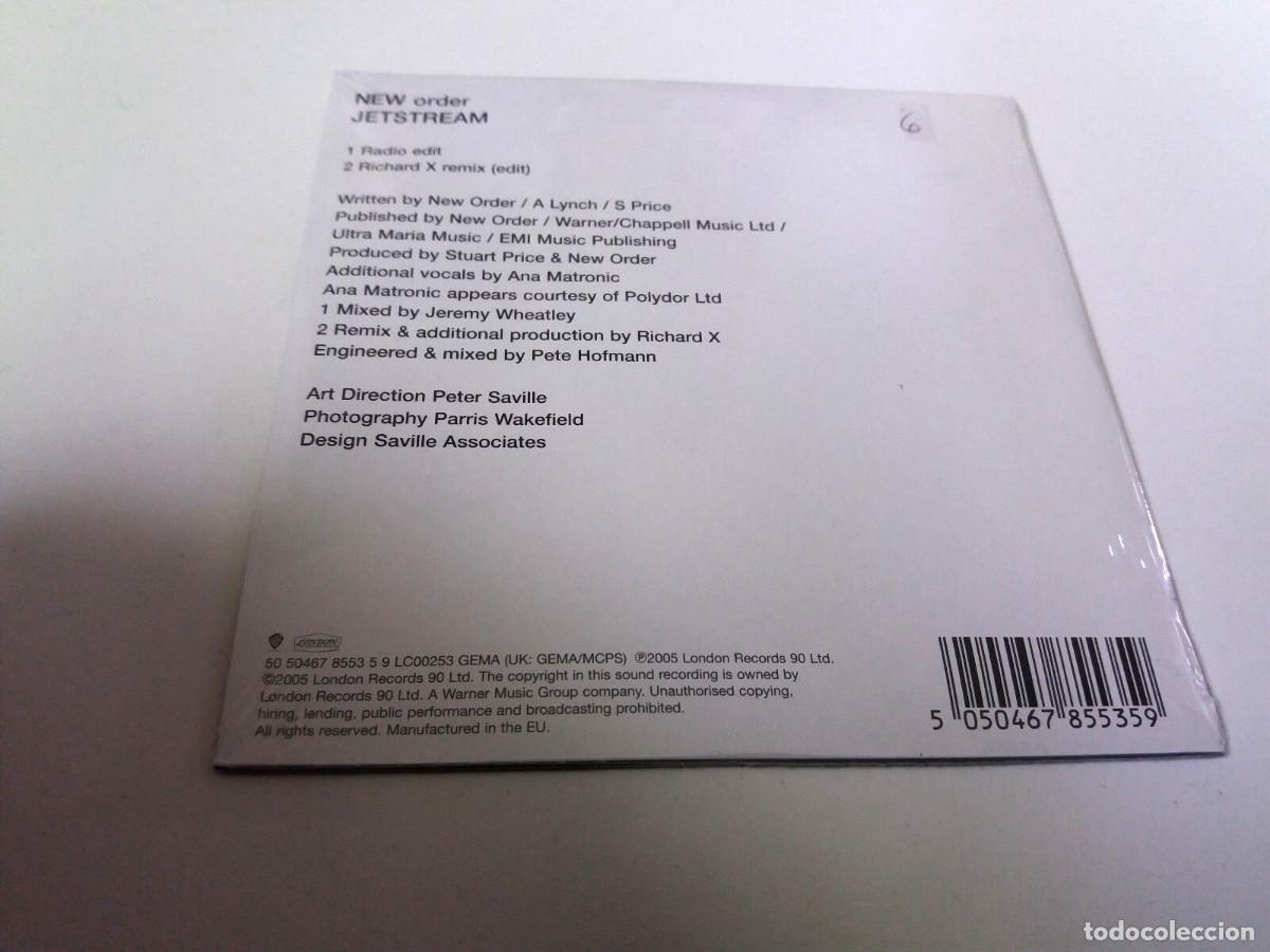 CDs de m&uacute;sica: NEW ORDER &rdquo;JETSTREAM&rdquo; CD SINGLE 2 TRACKS PRECINTADO SEALED - Foto 2