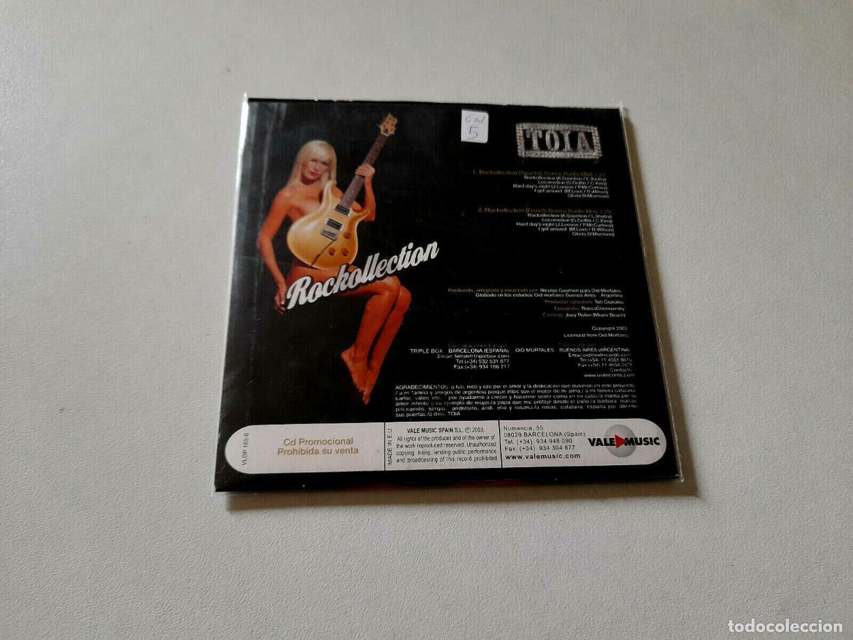 CDs de m&uacute;sica: TOIA &rdquo;ROCKOLLECTION&rdquo; CD SINGLE 2 TRACKS COMO NUEVO - Foto 2