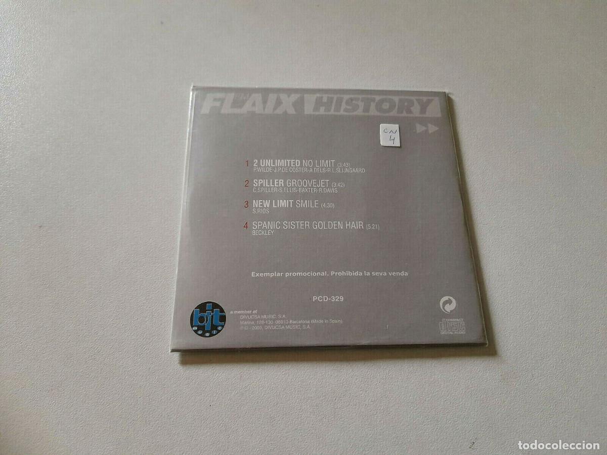 CDs de m&uacute;sica: CD &rdquo;FLAIX FM HISTORY&rdquo; CD SINGLE 4 TRACKS COMO NUEVO - Foto 2