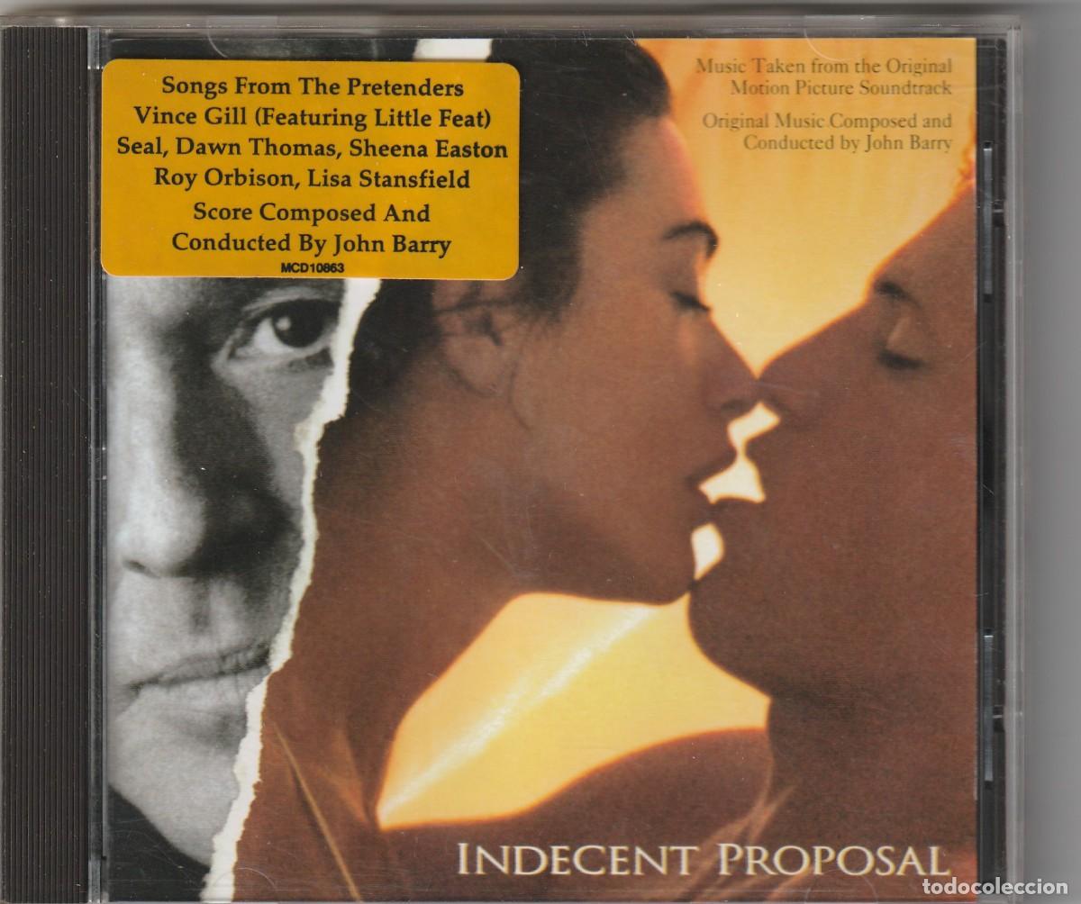 CDs de m&uacute;sica: B.S.O. INDECENT PROPOSAL (CD MCA 1993) JOHN BARRY - Foto 1