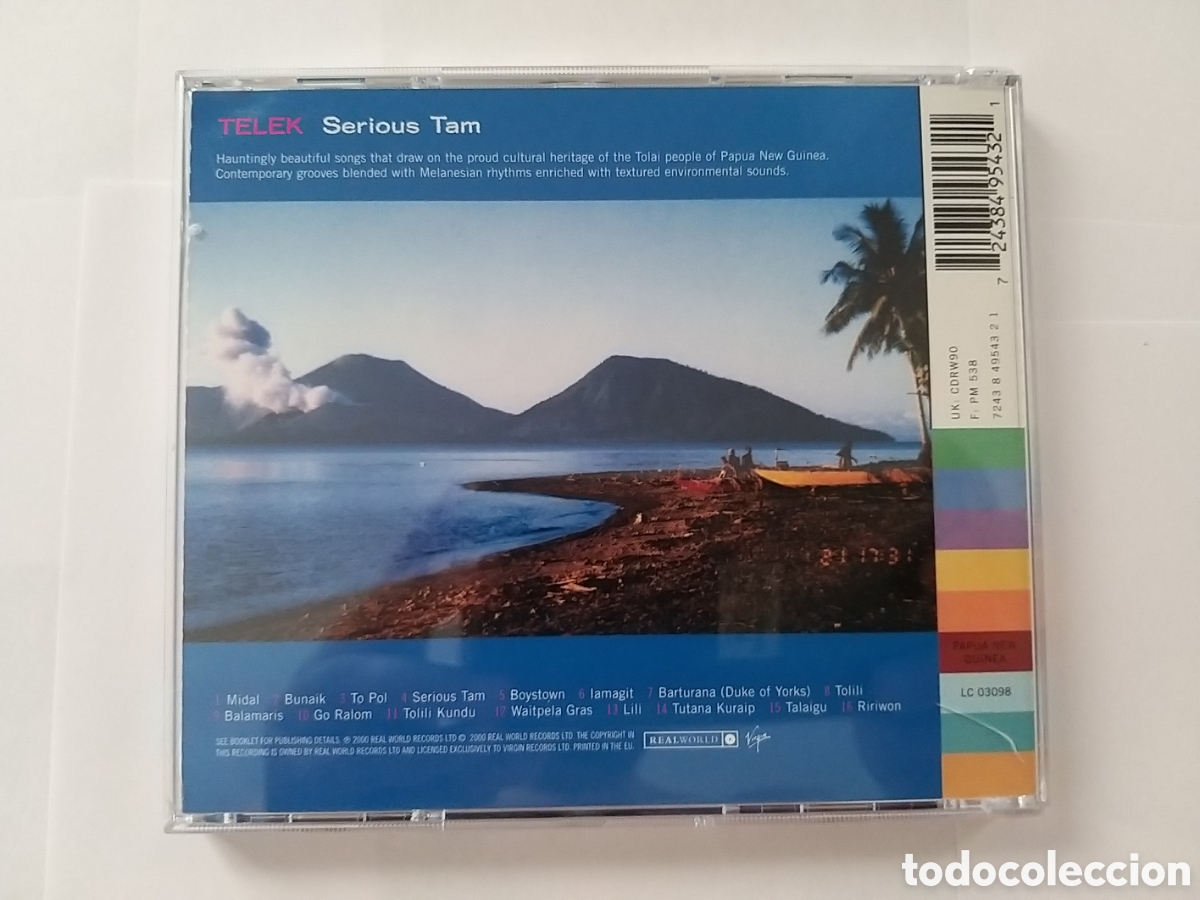 CDs de m&uacute;sica: TELEK - SERIOUS TAM - A REAL WORLD CD - Foto 2