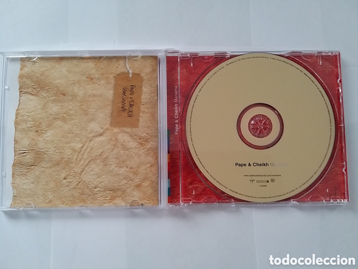 CDs de m&uacute;sica: PAPE & CHEIKH - MARIAMA - A REAL WORLD CD - Foto 3