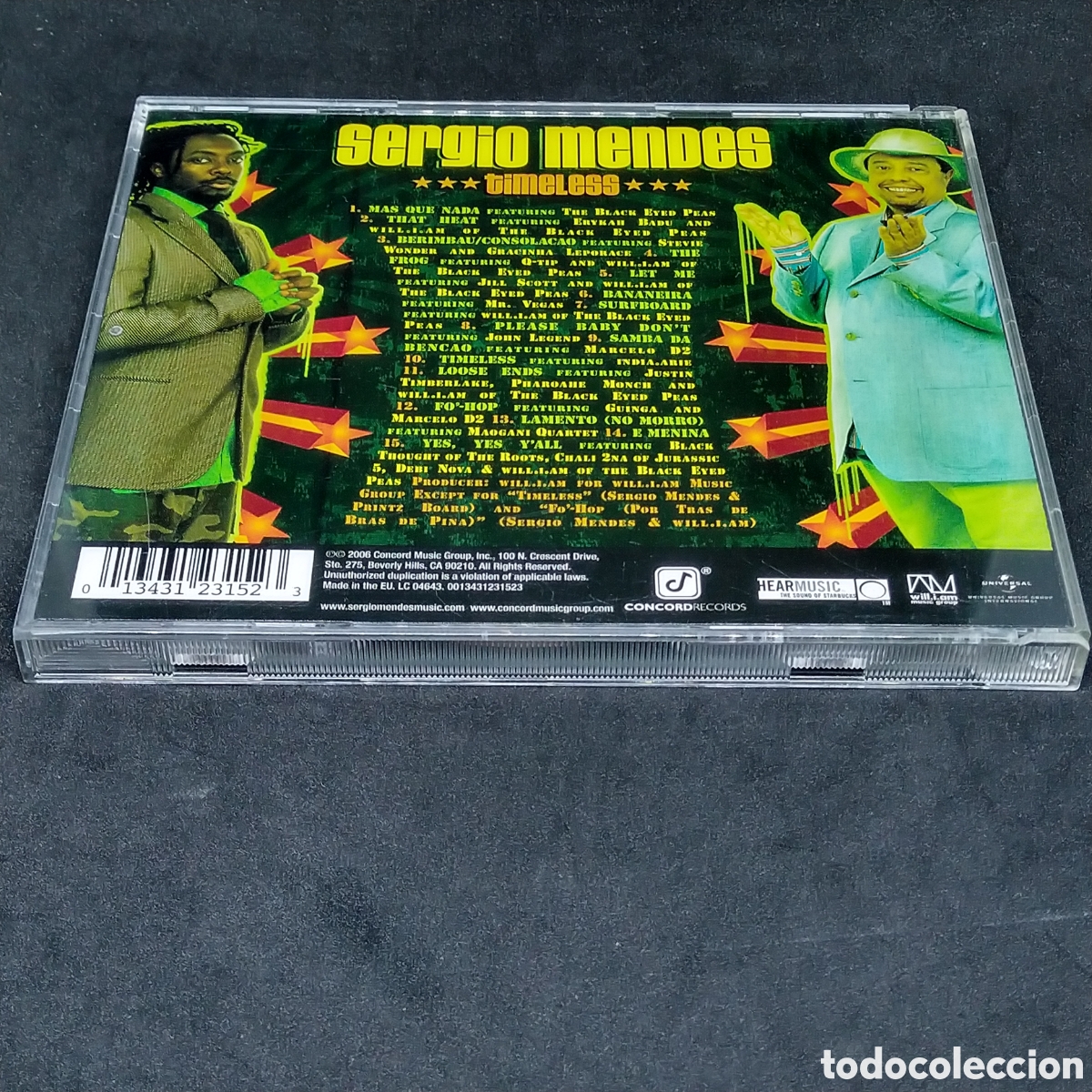 CDs de m&uacute;sica: SERGIO MENDES - TIMELESS - 2006 - CD - DISCO VERIFICADO - Foto 2