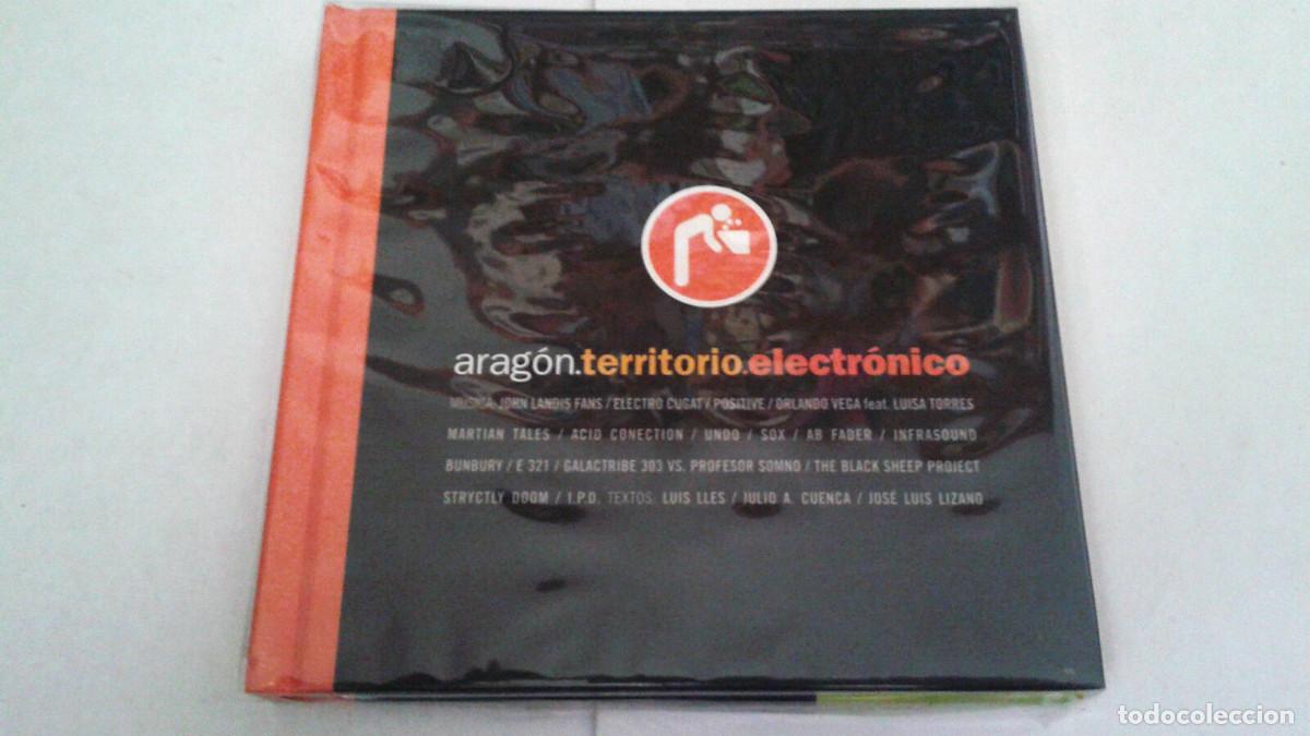 CDs de m&uacute;sica: CD &rdquo;ARAGON TERRITORIO ELECTRONICO&rdquo; CD LIBRO 16 TRACKS - Foto 1