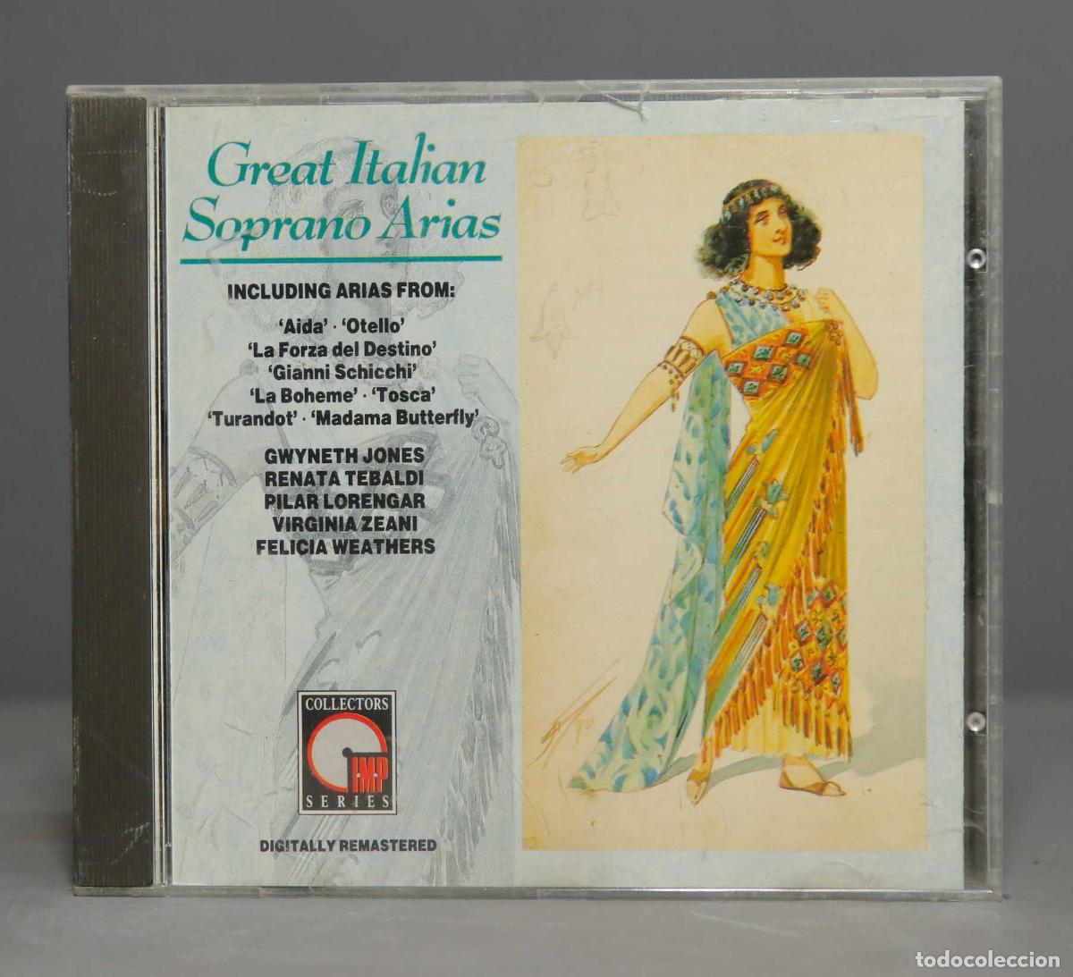 CDs de m&uacute;sica: CD. GREAT ITALIAN SOPRANO ARIAS - Foto 1