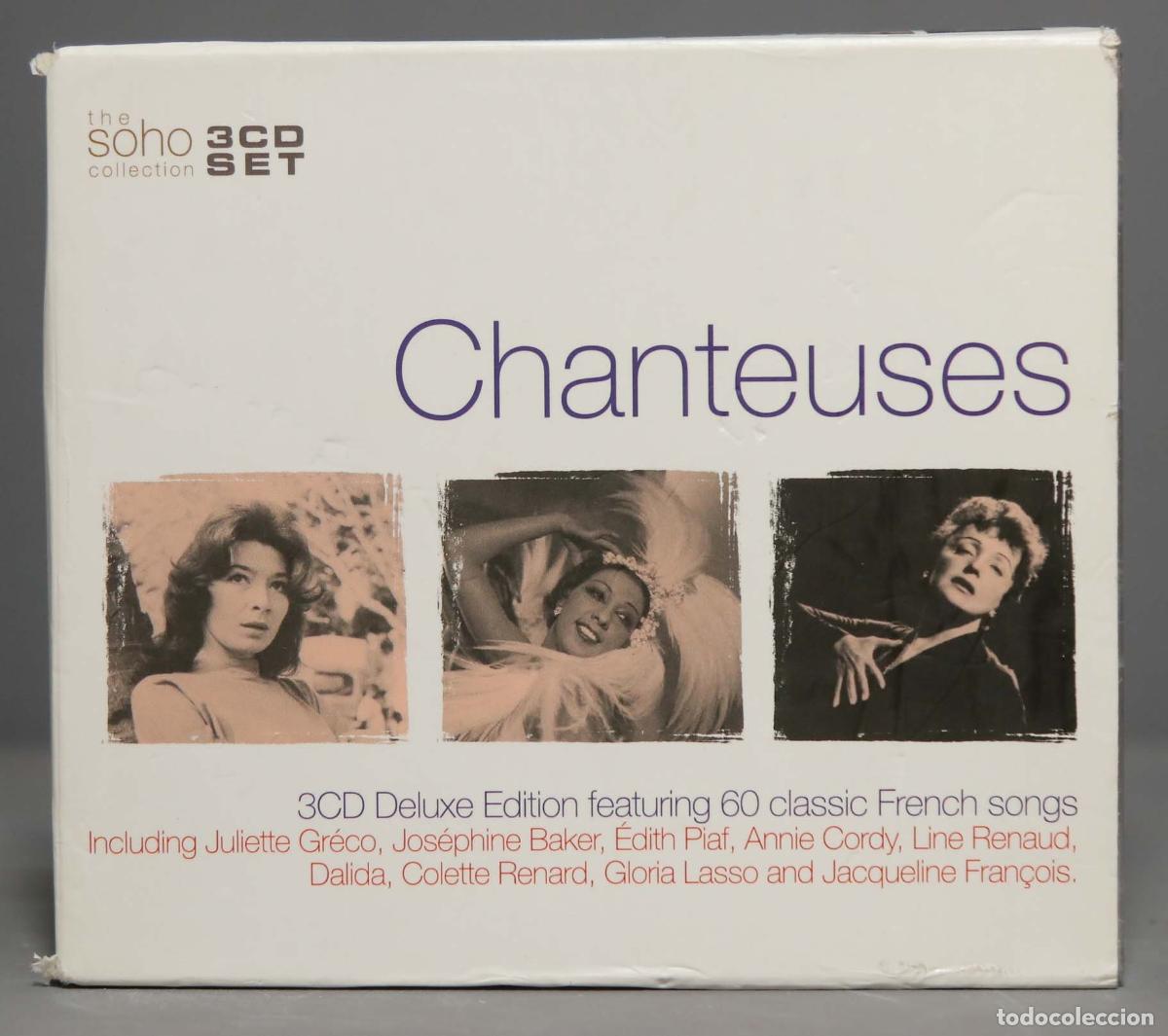 CDs de m&uacute;sica: 3 CD. Chanteuses - Foto 1
