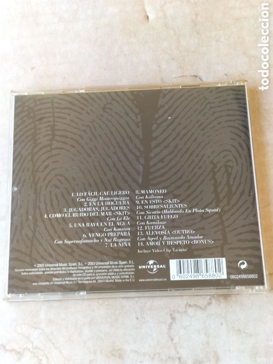 CDs de m&uacute;sica: C15 - CD / MALA RODR&Iacute;GUEZ - ALEVOS&Iacute;A / 2003 - Foto 2