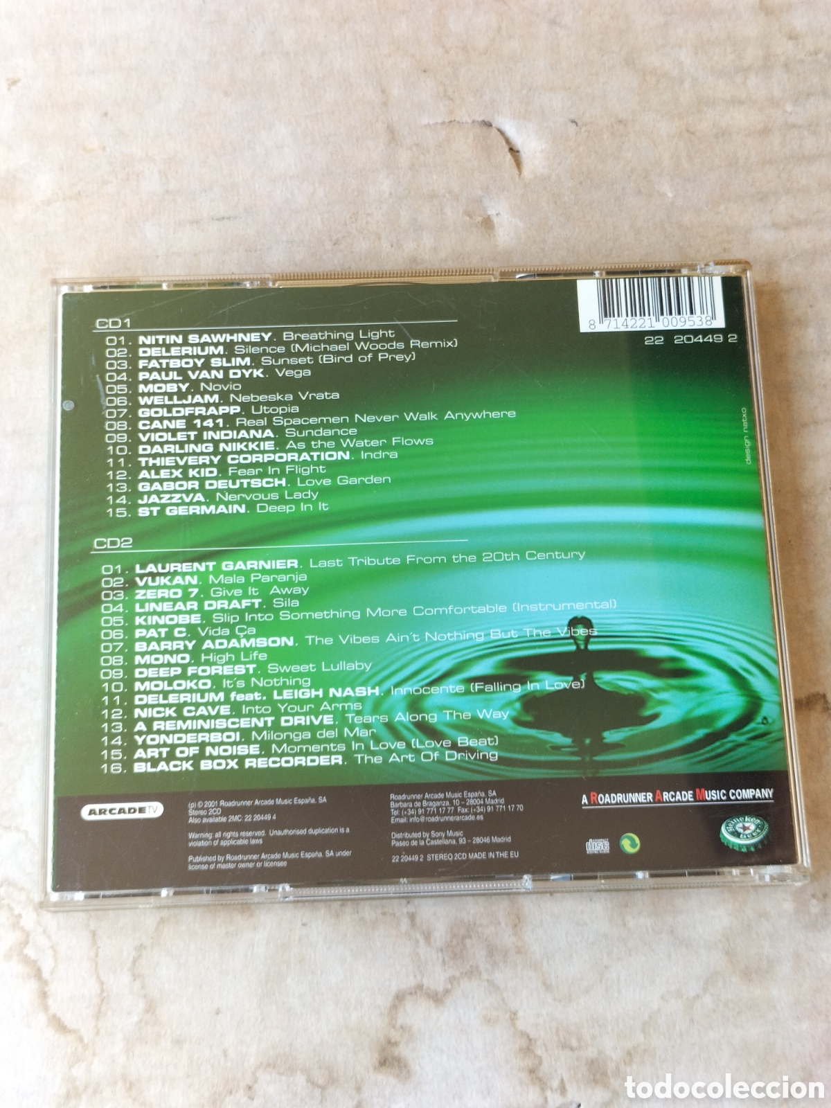 CDs de m&uacute;sica: C15 - CD DOBLE HEINEKEN CHILL ZONE. 2001 - Foto 2