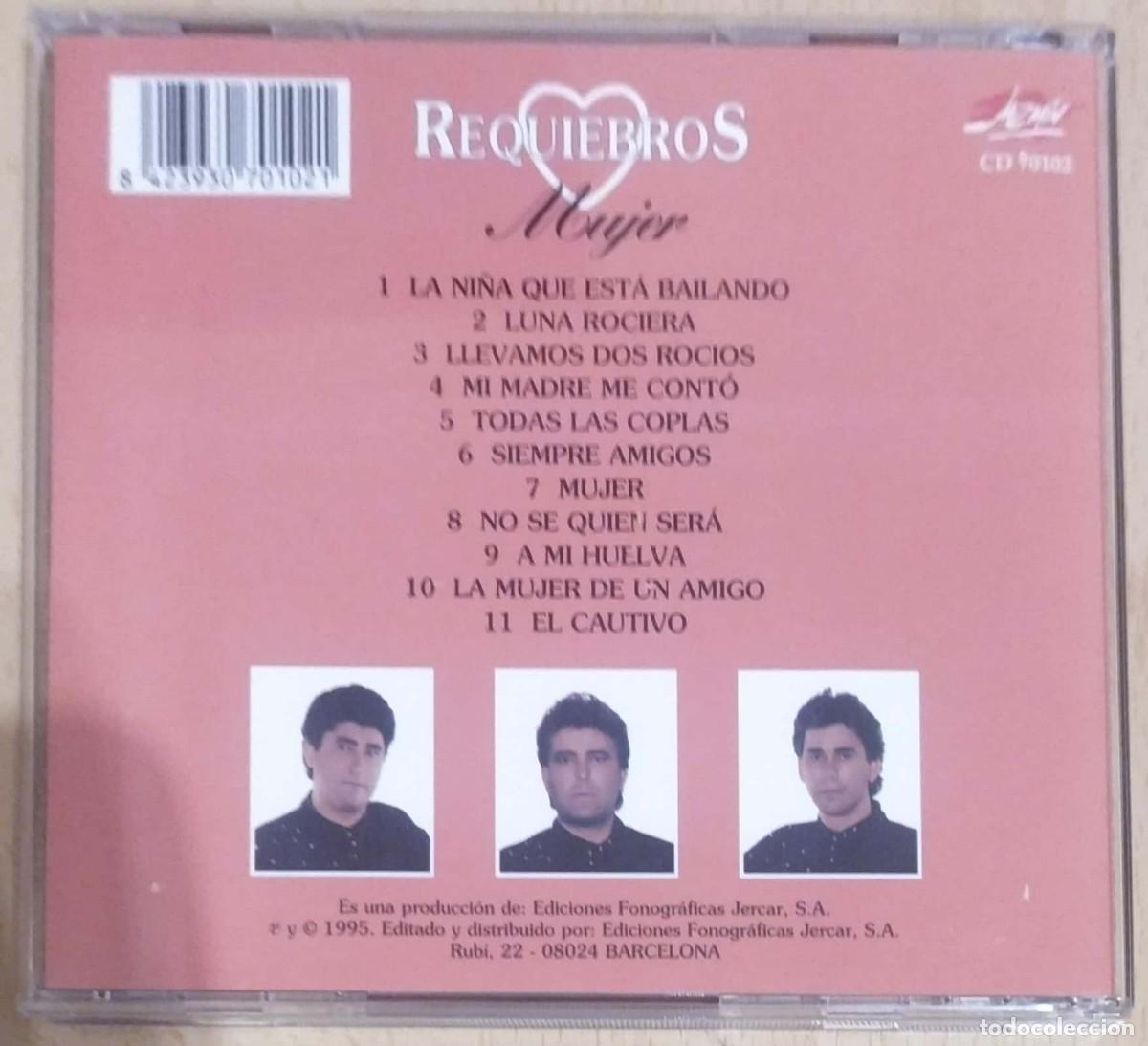 CDs de m&uacute;sica: REQUIEBROS (MUJER) CD 1994 - Foto 2