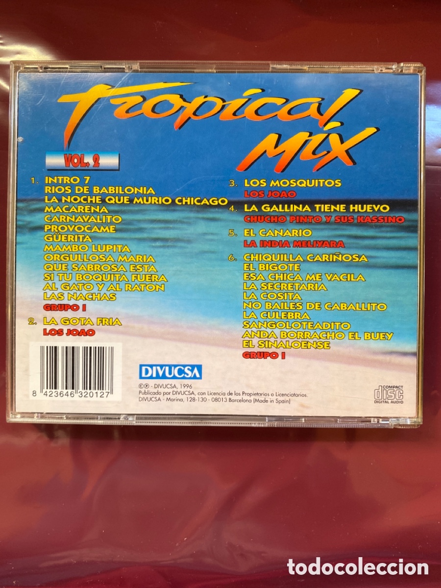 CDs de m&uacute;sica: 3xCD TROPICAL MIX. LOS &Eacute;XITOS M&Aacute;S CALIENTES. - Foto 6