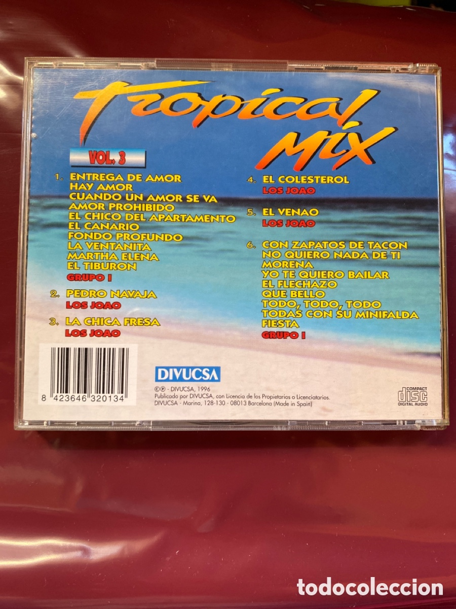 CDs de m&uacute;sica: 3xCD TROPICAL MIX. LOS &Eacute;XITOS M&Aacute;S CALIENTES. - Foto 8