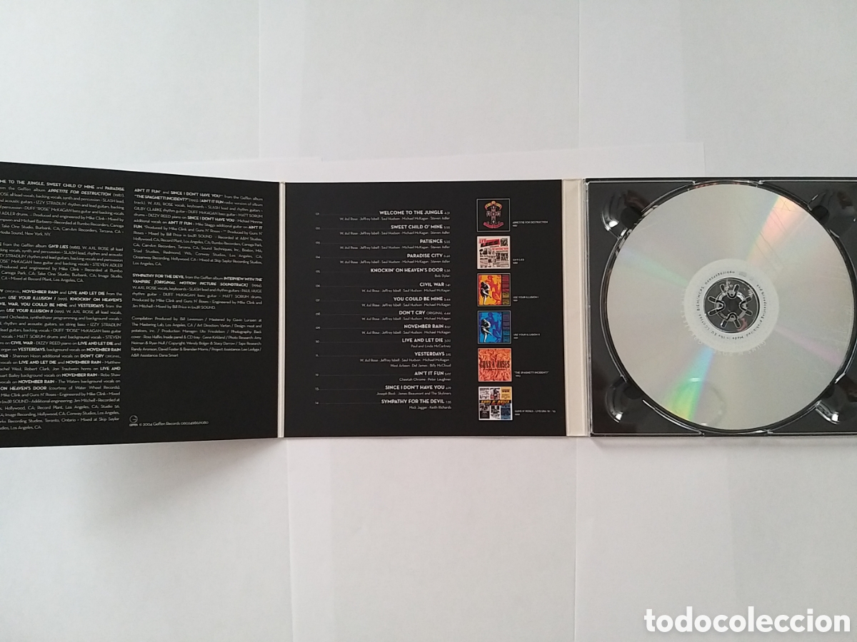 CDs de m&uacute;sica: GUNS N ROSES - GREATEST HITS CD - Foto 5