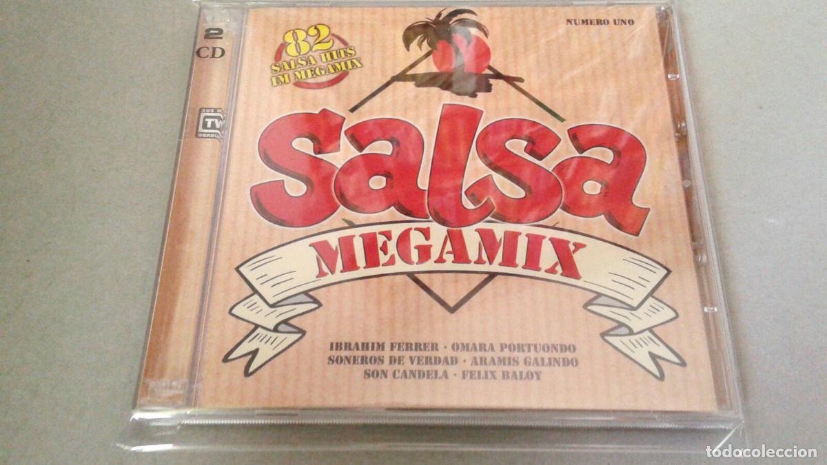 CDs de m&uacute;sica: CD &rdquo;SALSA MEGAMIX&rdquo; 2 CD 82 TRACKS COMO NUEVO - Foto 1