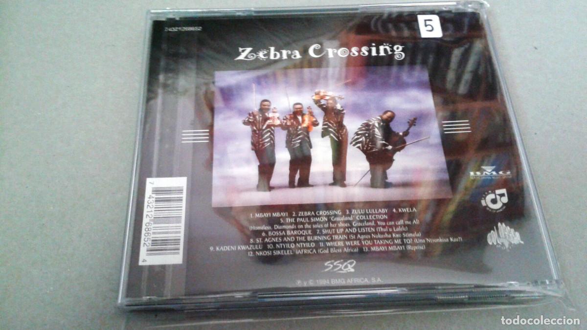 CDs de m&uacute;sica: SOWETO STRING QUARTET &rdquo;ZEBRA CROSSING&rdquo; CD 13 TRACKS COMO NUEVO - Foto 2