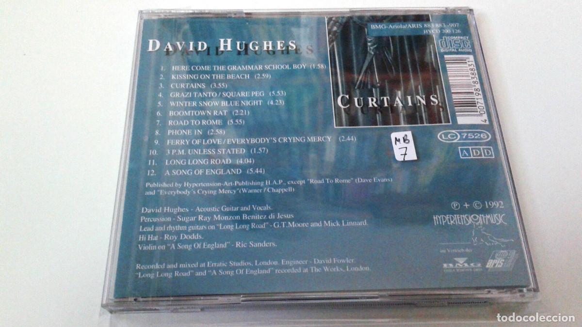 CDs de m&uacute;sica: DAVID HUGHES &rdquo;CURTAINS&rdquo; CD 12 TRACKS - Foto 2