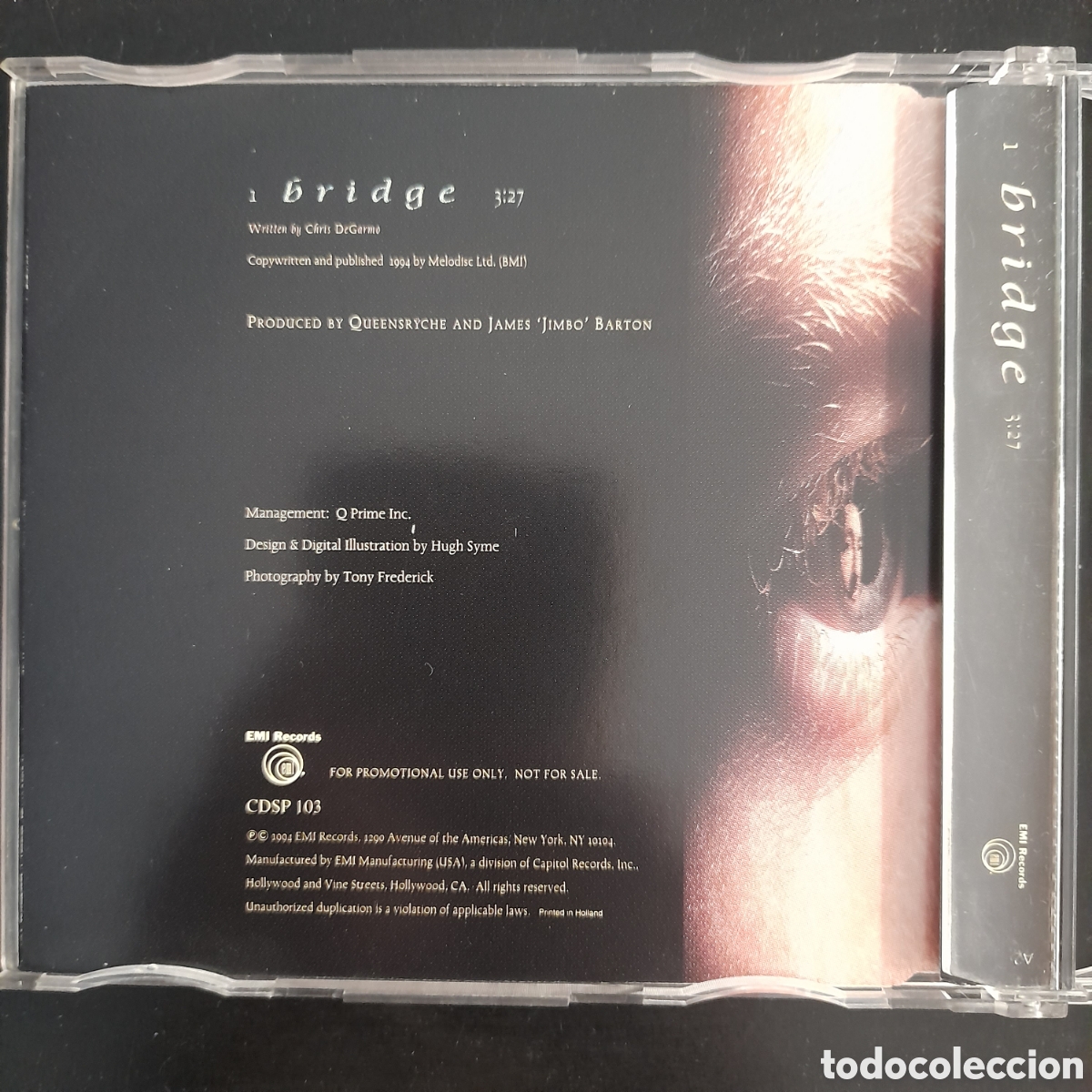 CDs de m&uacute;sica: Queensr&yuml;che &ndash; Bridge. CD, Single, Promo. 1994 - Foto 2