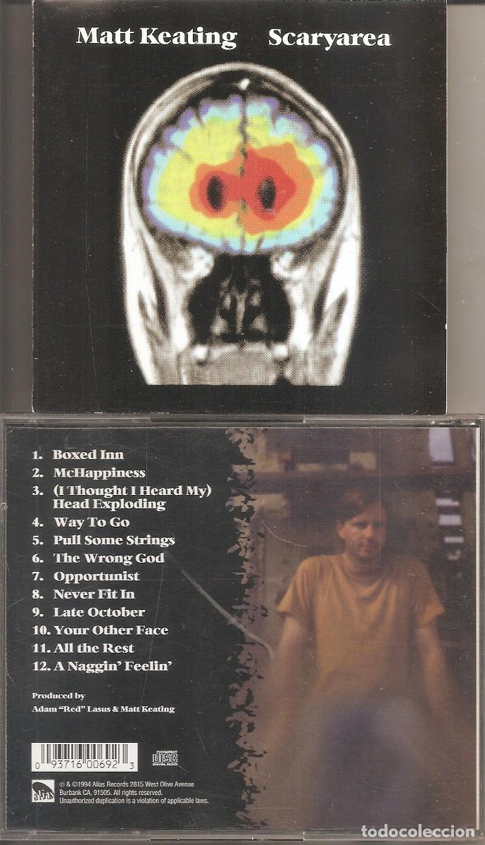 CDs de m&uacute;sica: MATT KEATING - SCARYAREA (POWER POP) (CD, ALIAS RECORDS 1994) - Foto 1