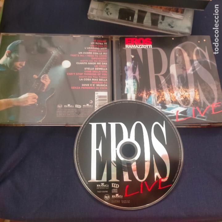 CDs de m&uacute;sica: CD EROS RAMAZZOTI ESPA&Ntilde;A 1998 - Foto 1