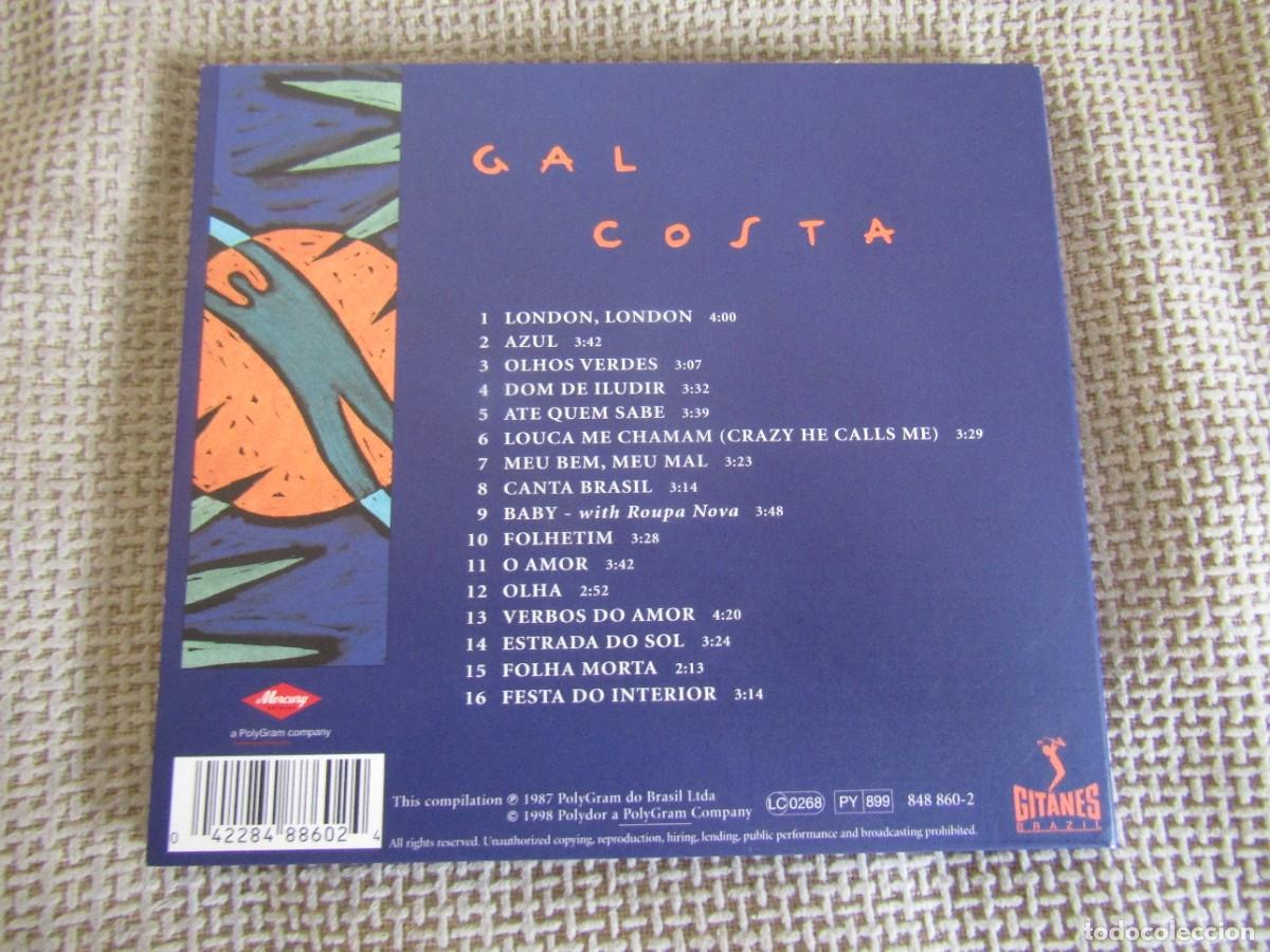 CDs de m&uacute;sica: Gal Costa - Compilation - CD - 1998 - Gitanes Brazil - Foto 2