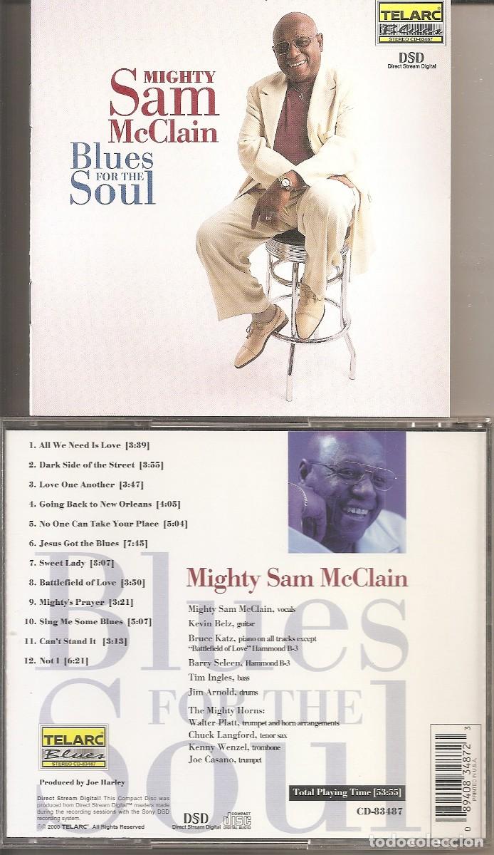 CDs de m&uacute;sica: MIGHTY SAM MCCLAIN - BLUES FOR THE SOUL (CD, TELARC 2000) - Foto 1
