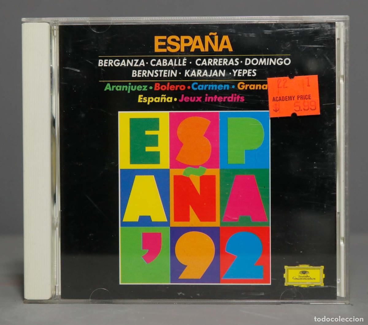 CDs de m&uacute;sica: CD. ESPA&Ntilde;A. &acute;92 - Foto 1