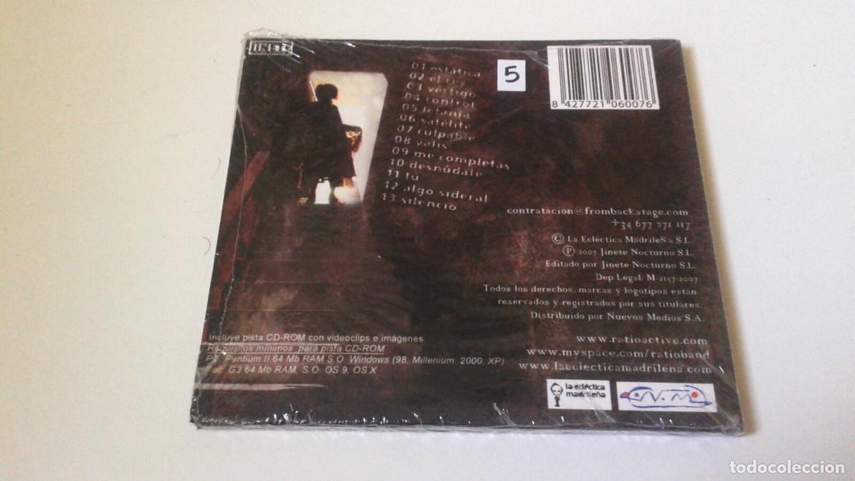 CDs de m&uacute;sica: RATIO &rdquo;E(STATIC)A&rdquo; CD 13 TRACKS PRECINTADO SEALED - Foto 2